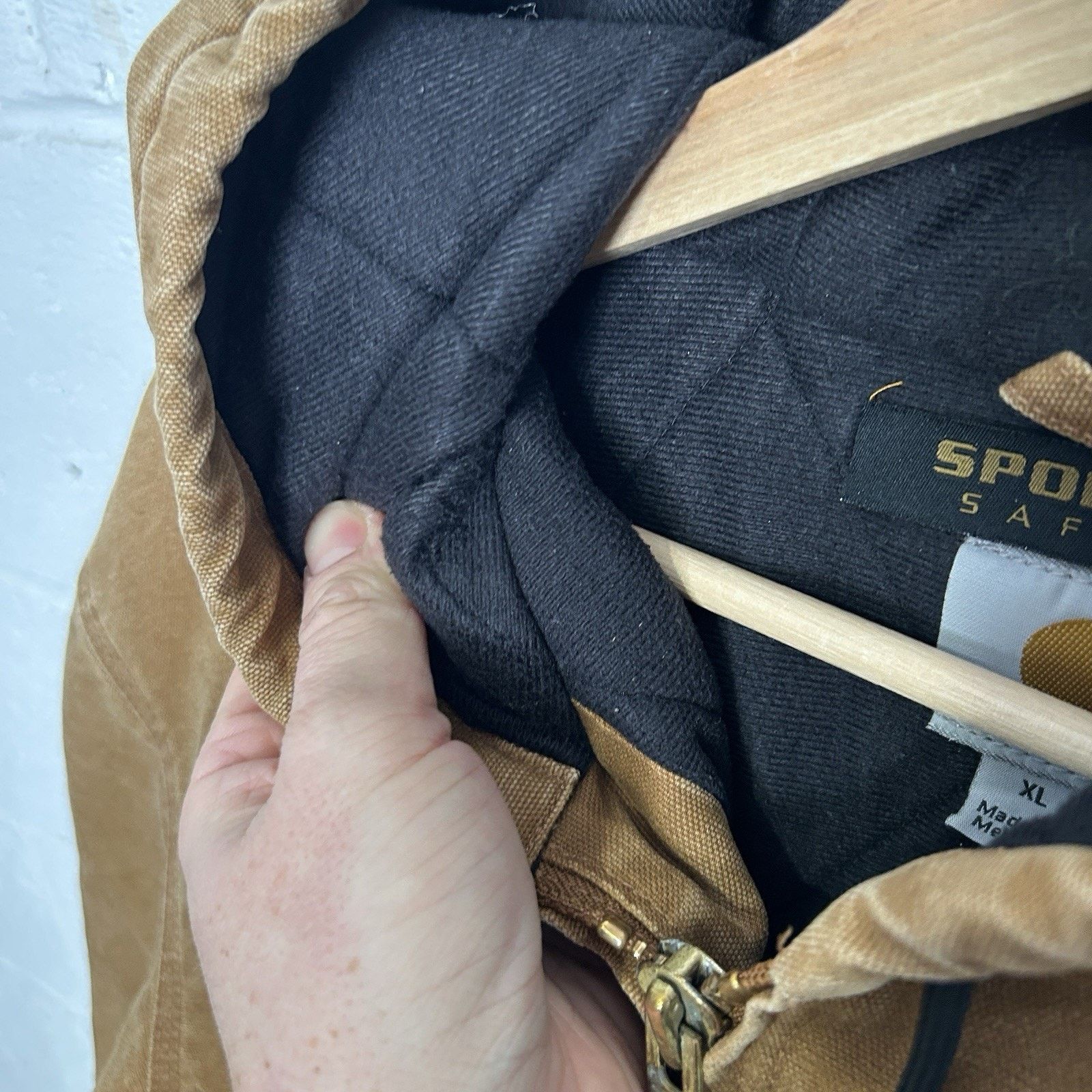 Carhartt Carhartt Hooded Quilt-Lined Active Jacket “Brown” J130-211 Size US XL / EU 56 / 4 - 16 Thumbnail