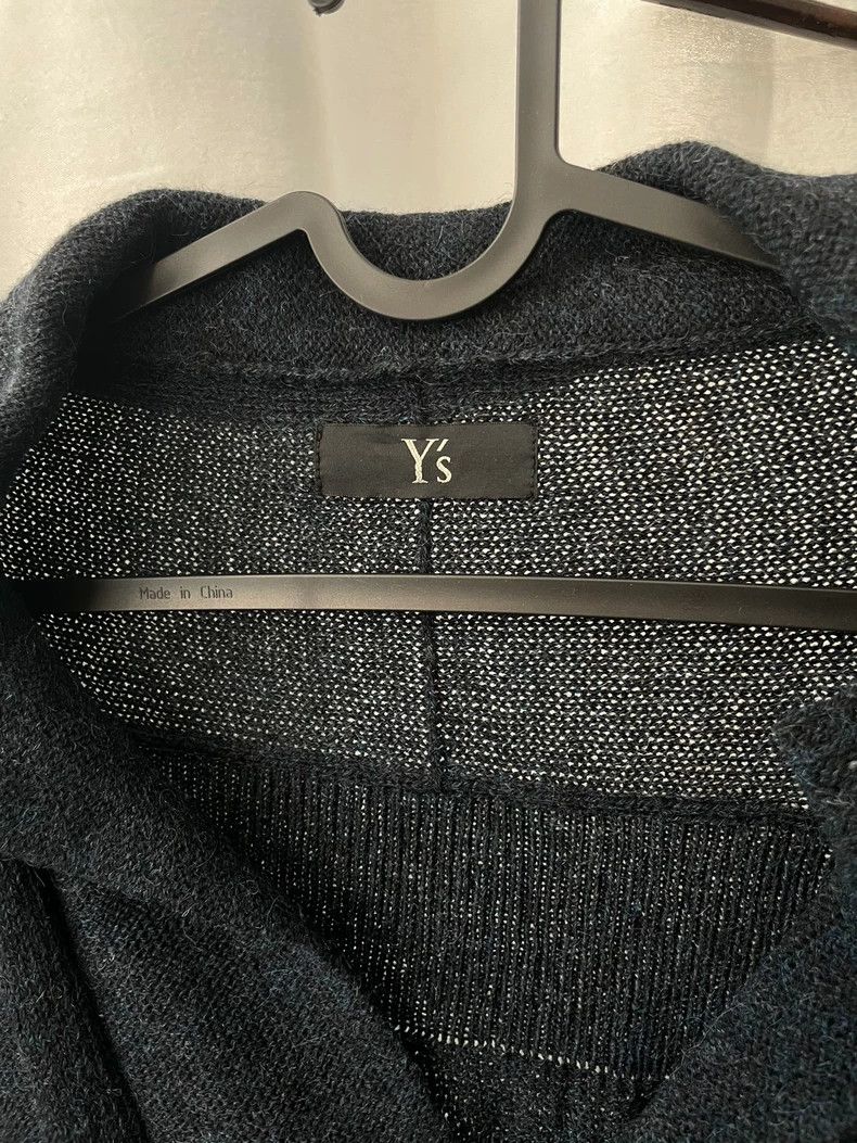 Yohji Yamamoto yohji Yamamoto size 2 Navy wool knit cardigan sweater Size S / US 4 / IT 40 - 4 Thumbnail