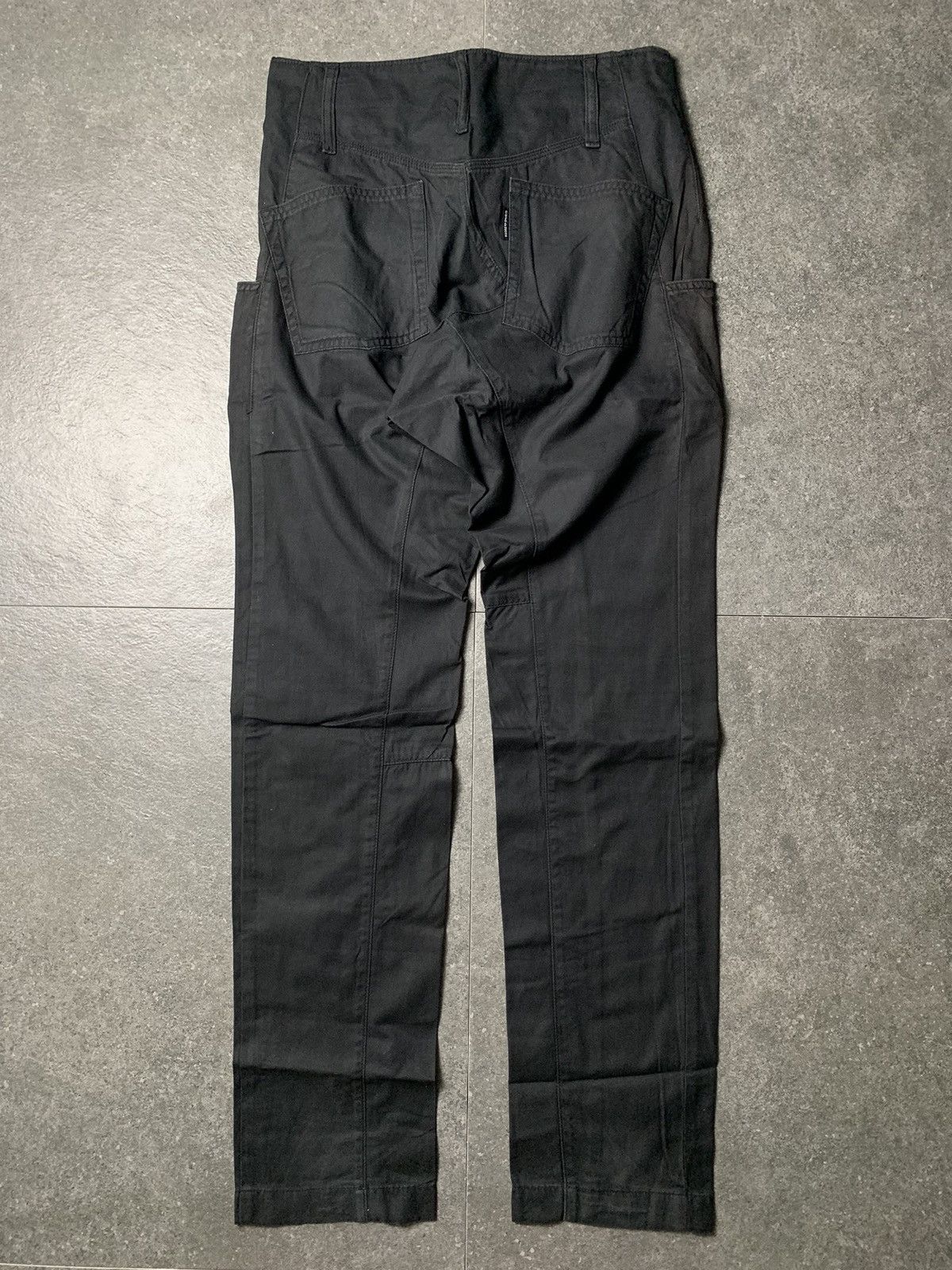 CABANE de ZUCCa 2000s Cabane de Zucca Asymmetric Faded Pants Size US 29 - 8 Thumbnail