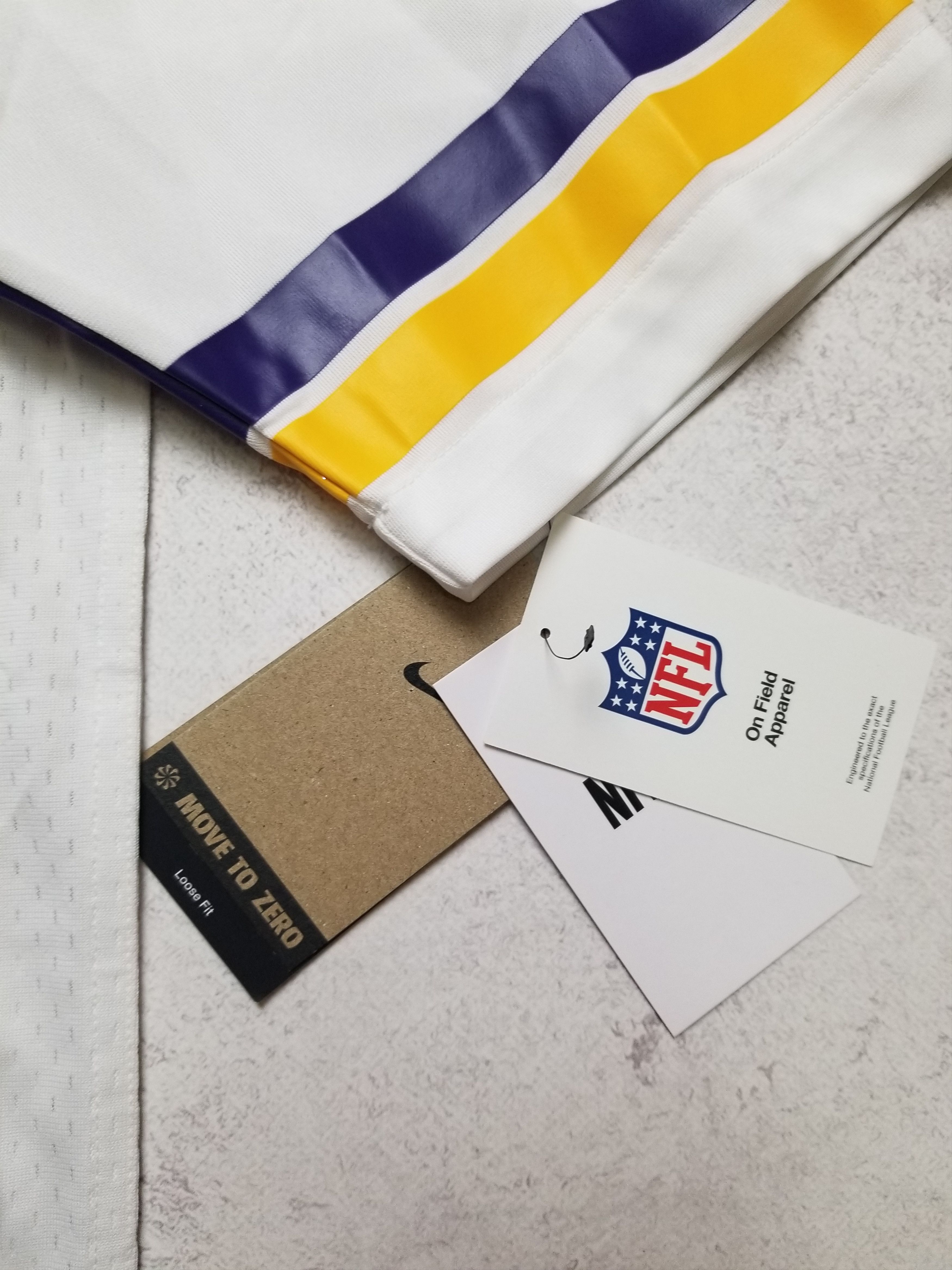Nike J.J. McCarthy #9 Minnesota Vikings Nike On-field Game Jersey Size US M / EU 48-50 / 2 - 14 Thumbnail