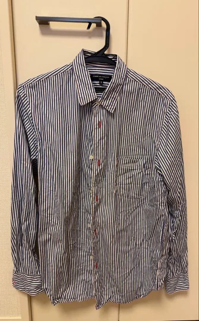 Comme des Garcons Comme Des Garcons Striped long-sleeved shirt Size S / US 4 / IT 40 - 1 Thumbnail