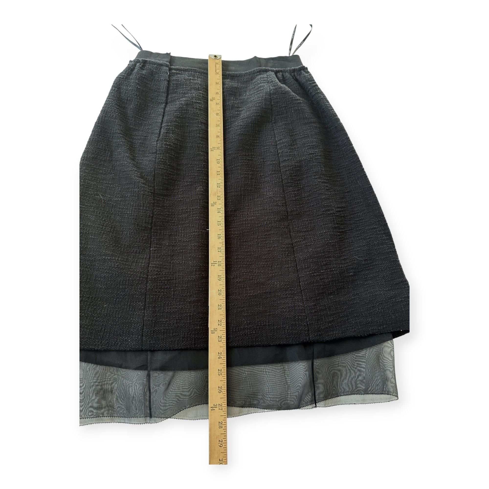 Marc Jacobs NWT MARC JACOBS Collection black skirt with tulle detail, Si Size 30" / US 8 / IT 44 - 15 Thumbnail
