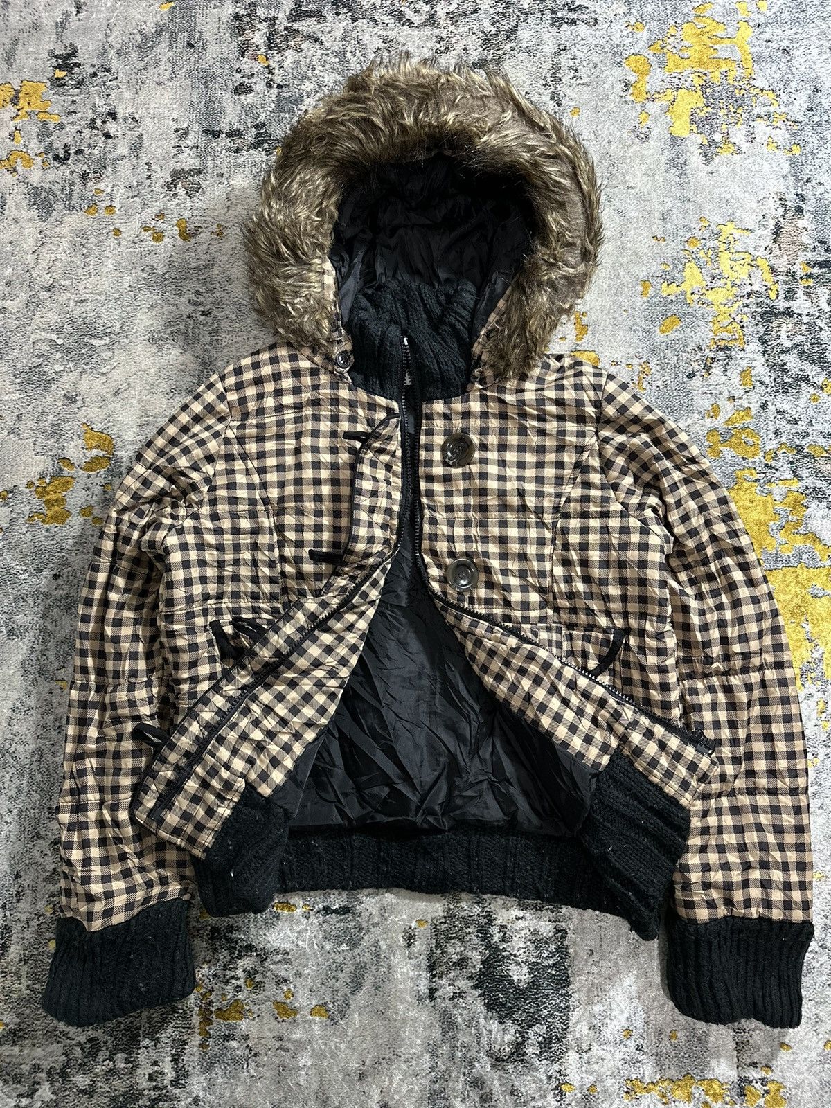 If Six Was Nine THEORIA FUR TARTAN JACKET IF SIX WAS NINE LGB STYLE Size US M / EU 48-50 / 2 - 3 Thumbnail