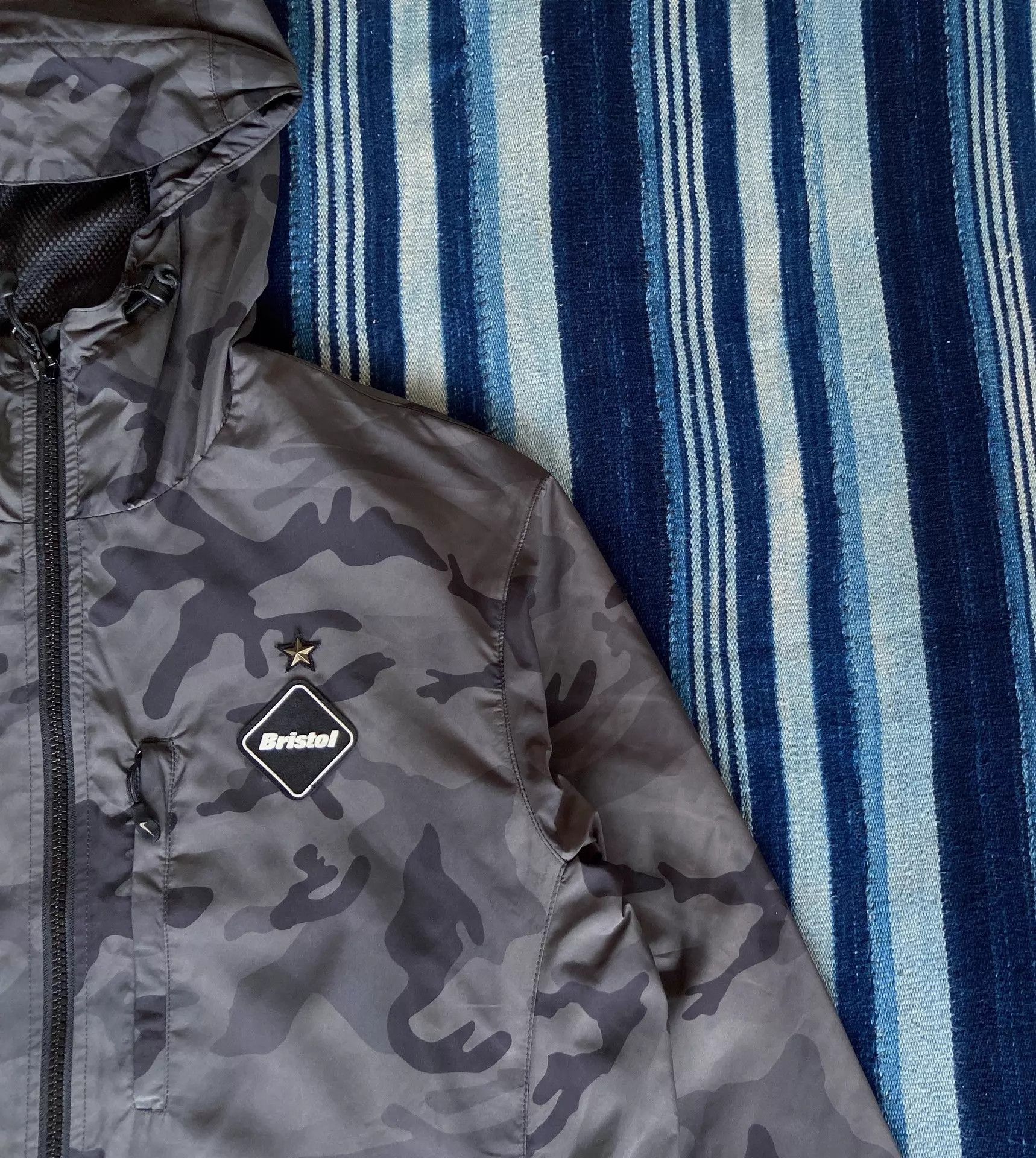 Nike FCRB x Nike Bristol Camo Tech Jacket M Size US M / EU 48-50 / 2 - 4 Thumbnail