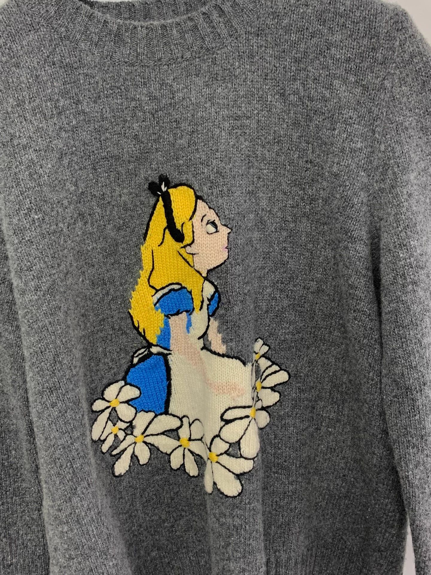 Miu Miu Miu Miu Gray Alice Sweater 36 New Size XS / US 0-2 / IT 36-38 - 2 Thumbnail