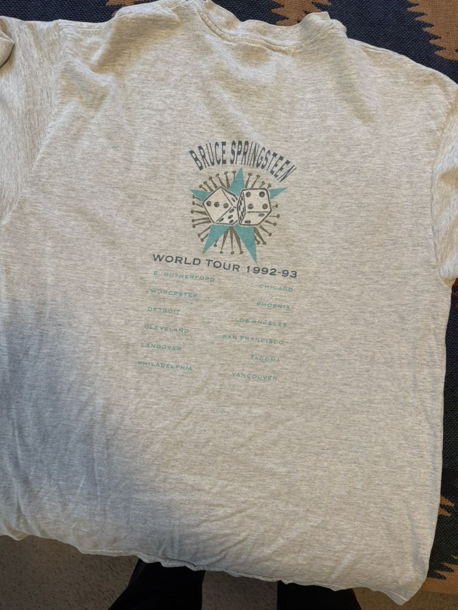 Hanes × Vintage Bruce Springsteen 92’ 93’ tour tee Size US M / EU 48-50 / 2 - 3 Thumbnail