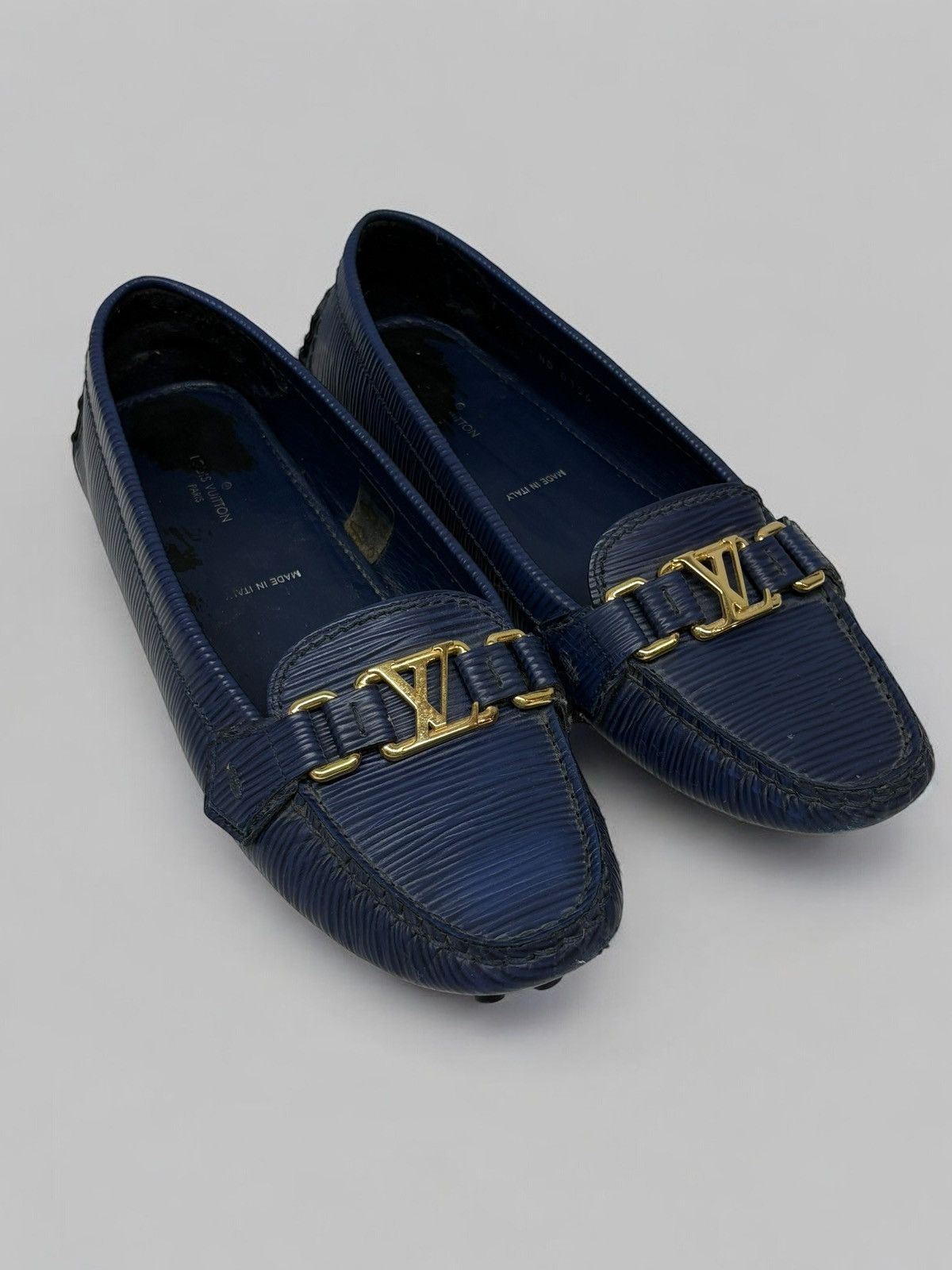 Louis Vuitton Louis Vuitton Oxford Flat Loafers Midnight Blue Size US 8.5 / IT 38.5 - 3 Thumbnail