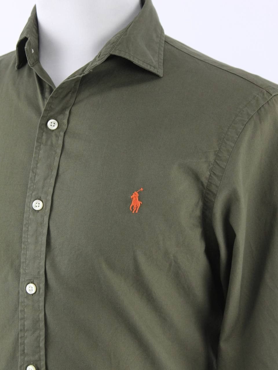 Polo Ralph Lauren POLO RALPH LAUREN Slim Featherweight Twill Shirt Size US M / EU 48-50 / 2 - 5 Thumbnail