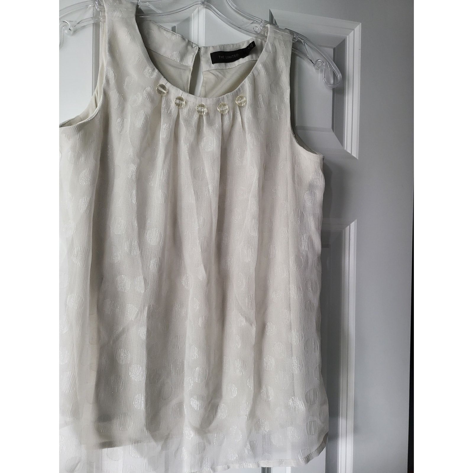Other The Limited Cream Polka Dot Top - Size Small Size S / US 4 / IT 40 - 1 Thumbnail