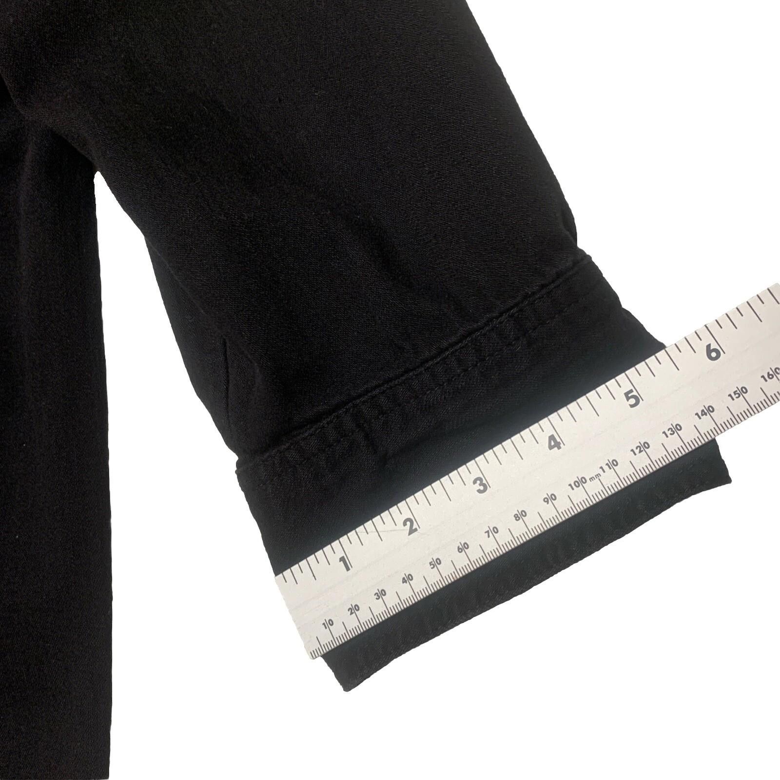 Other Lauren Jeans Co Mens 3X Black Military Shirt Shacket Cotton Size 3XL / US 20-22 - 4 Thumbnail
