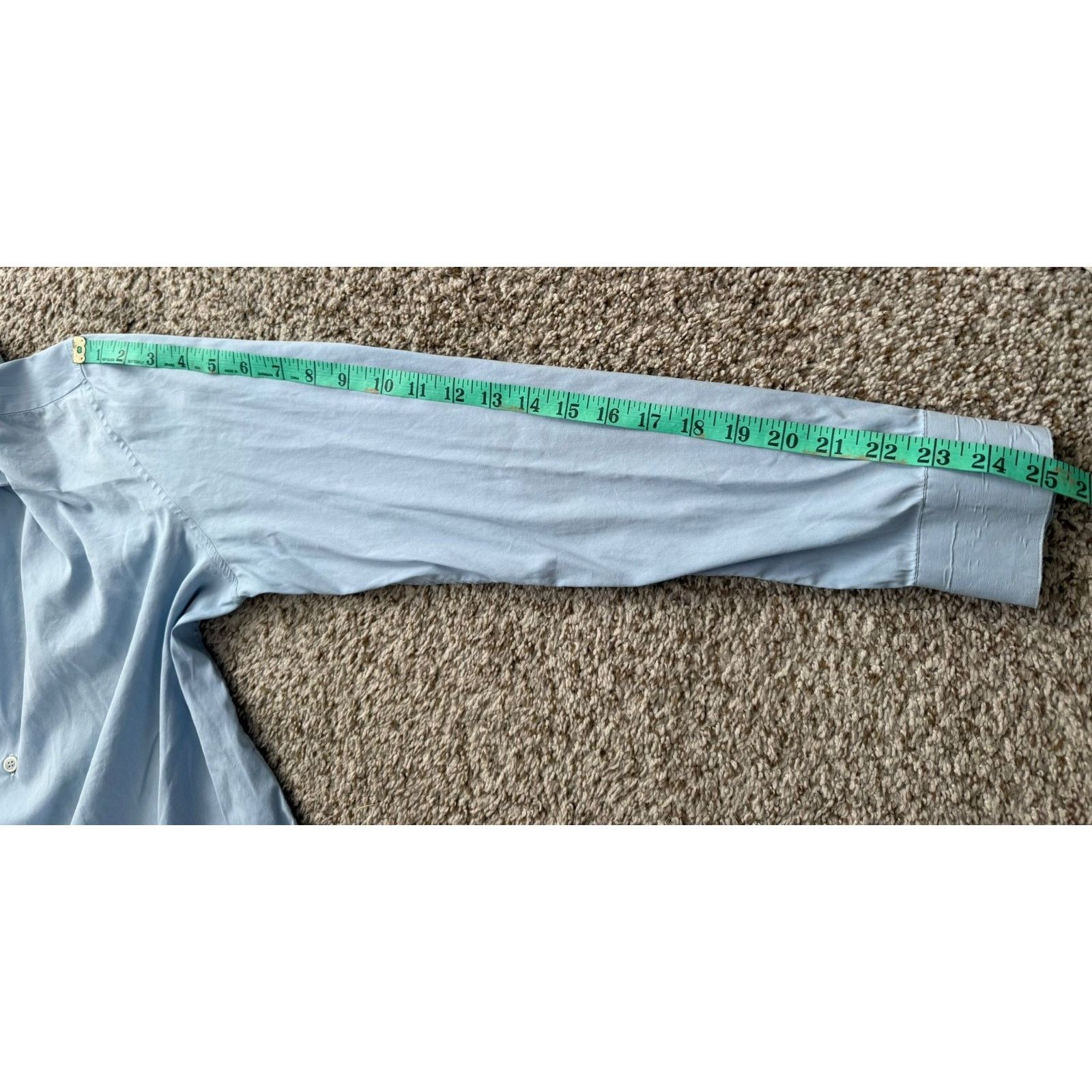 Balenciaga Balenciaga Paris Light Blue size 16/42 Cotton Shirt Size US XS / EU 42 / 0 - 5 Thumbnail