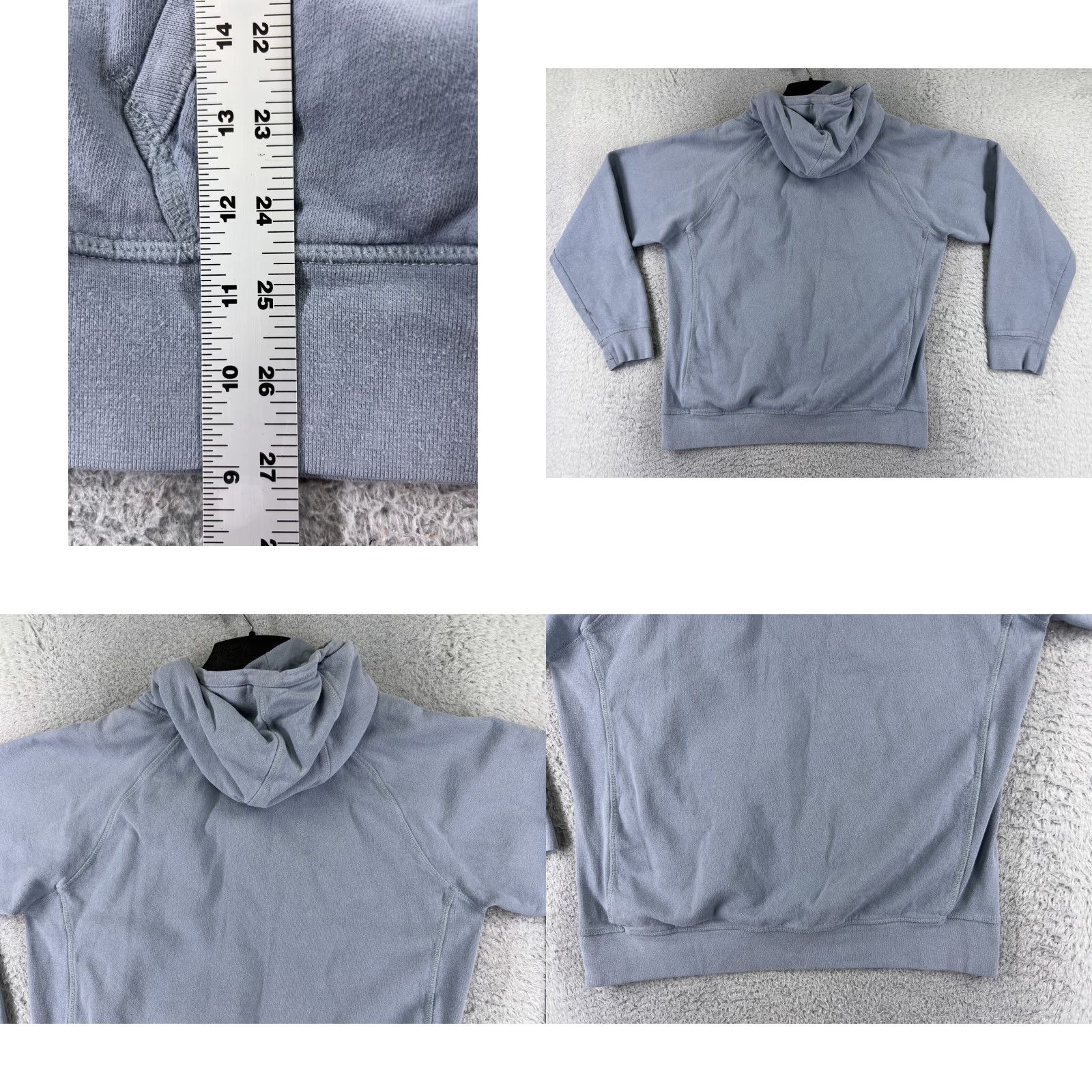 The North Face The North Face Hoodie Men L Blue Pullover Pocket Cotton Blend Size US L / EU 52-54 / 3 - 9 Thumbnail