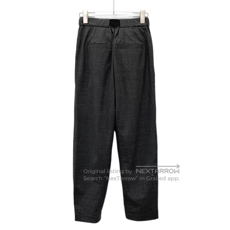 Brunello Cucinelli Brunello Cucinelli Gray Belt Design Wool Western Pants Size 24" / US 00 / IT 34 - 2 Thumbnail