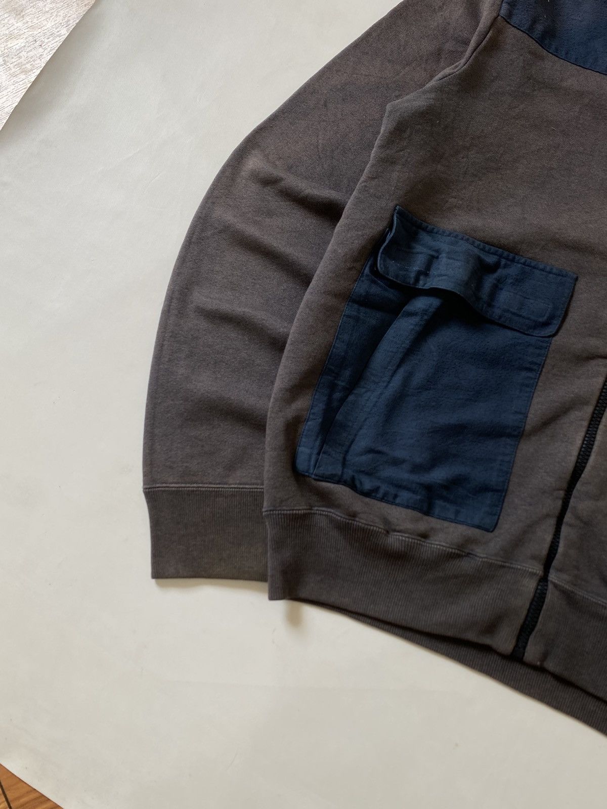 A.P.C. × Japanese Brand × Vintage Vtg A.P.C Full Zip Big Pocket Jacket 🇯🇵 Size US M / EU 48-50 / 2 - 4 Thumbnail