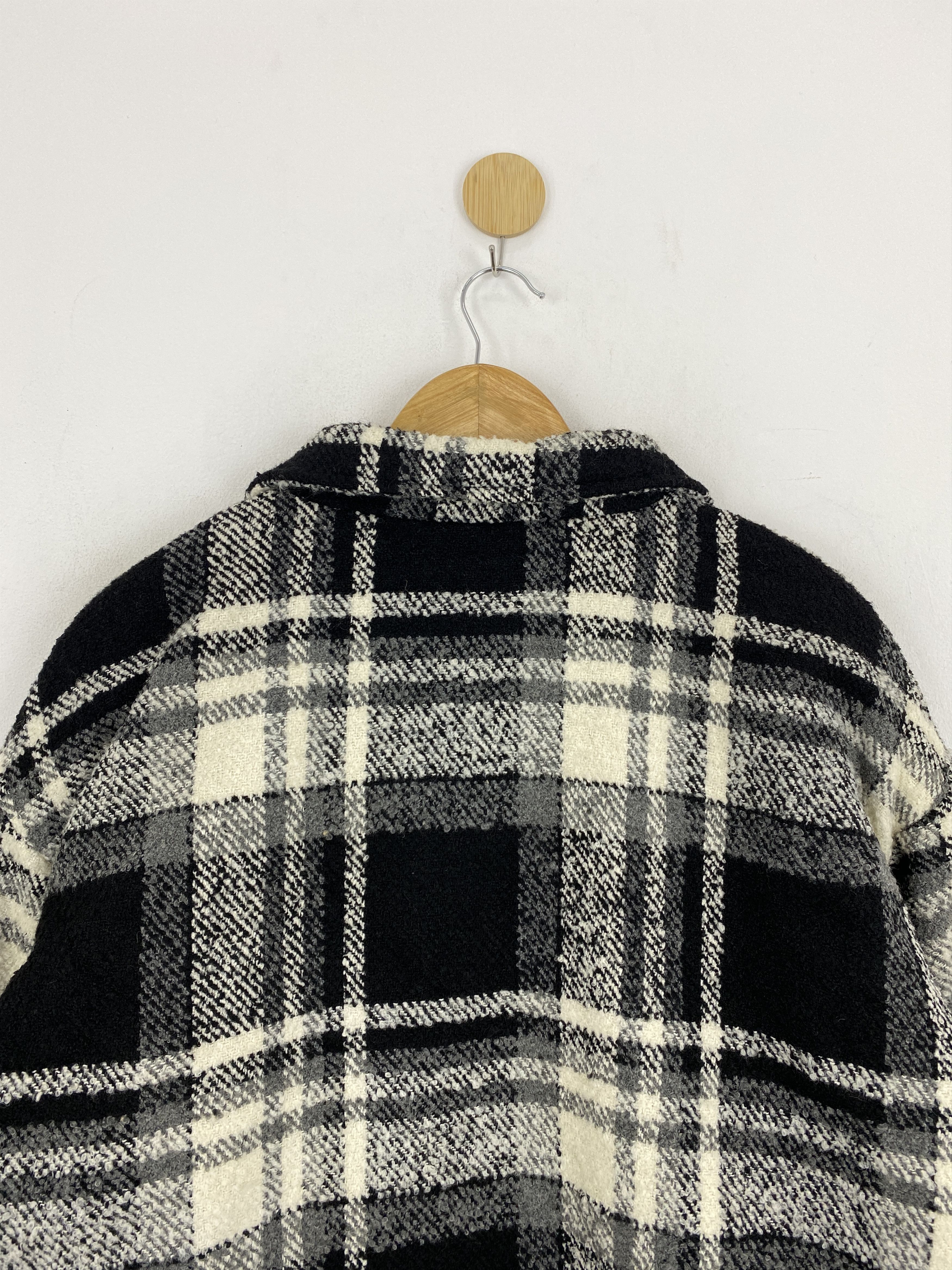Japanese Brand Vintage 80s Japanese Brand Sherpa Wool Shadow Jacket J1891 Size US M / EU 48-50 / 2 - 4 Thumbnail