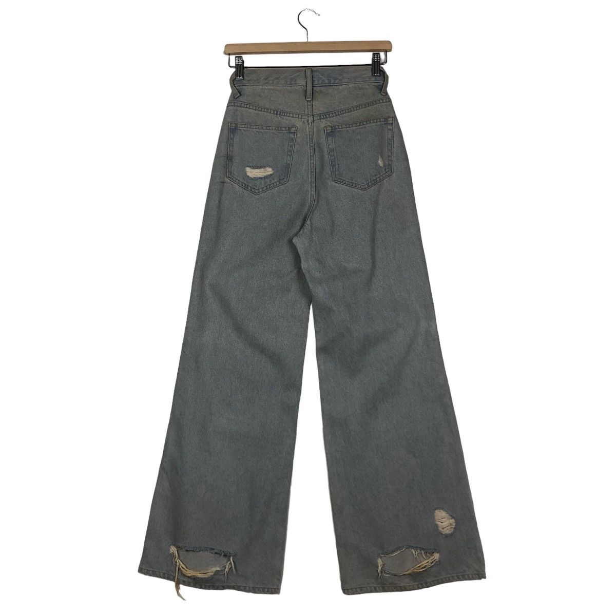 Japanese Brand DISTRESSED DENIM JEANS PUNK DESIGN EMODA JAPAN ISSEY MIYAKE Size US 26 / EU 42 - 8 Thumbnail