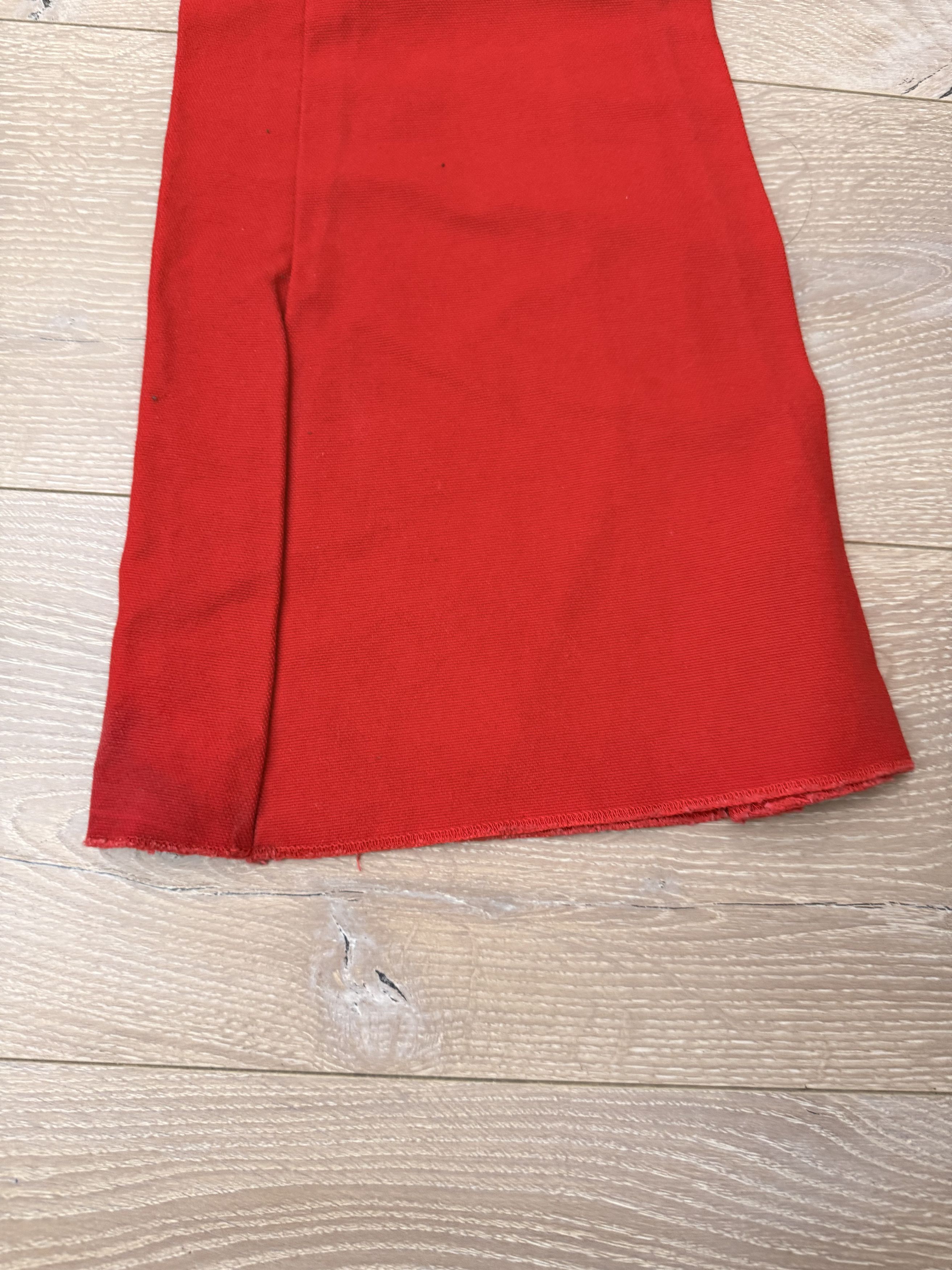 Raf Simons Raf Simons Red Flared Denim Pants Size US 30 / EU 46 - 6 Thumbnail
