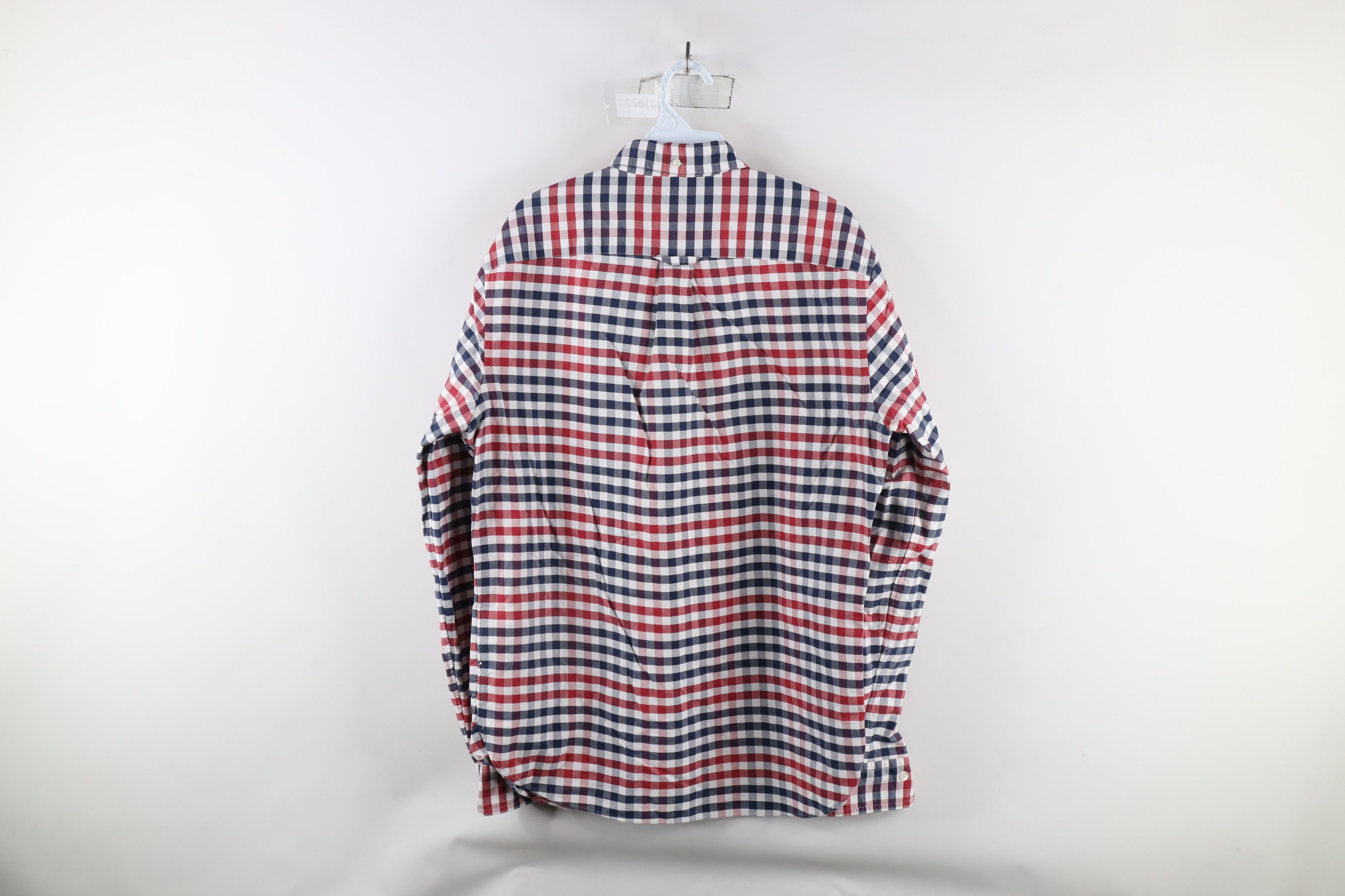 Brooks Brothers × Vintage Brooks Brothers Red Fleece Button Down Shirt Plaid Cotton Size US L / EU 52-54 / 3 - 10 Thumbnail