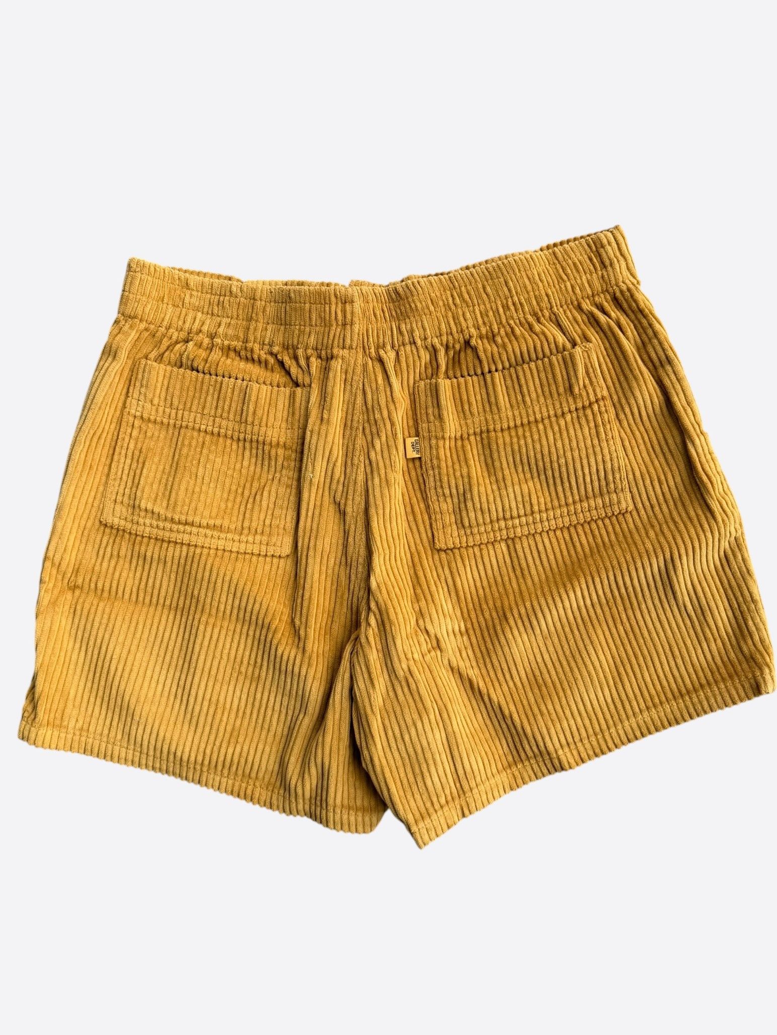 Gallery Dept. Brown & Red Corduroy Embroidered Logo Surf Shorts Size US 38 / EU 54 - 2 Thumbnail