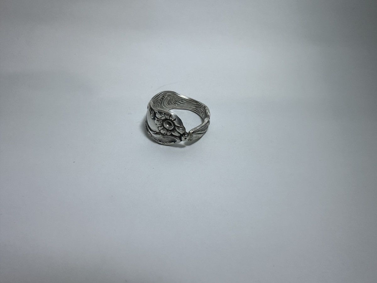 Other Vintage Hand-crafted Silver Ring x Pure Silver Size ONE SIZE - 3 Thumbnail