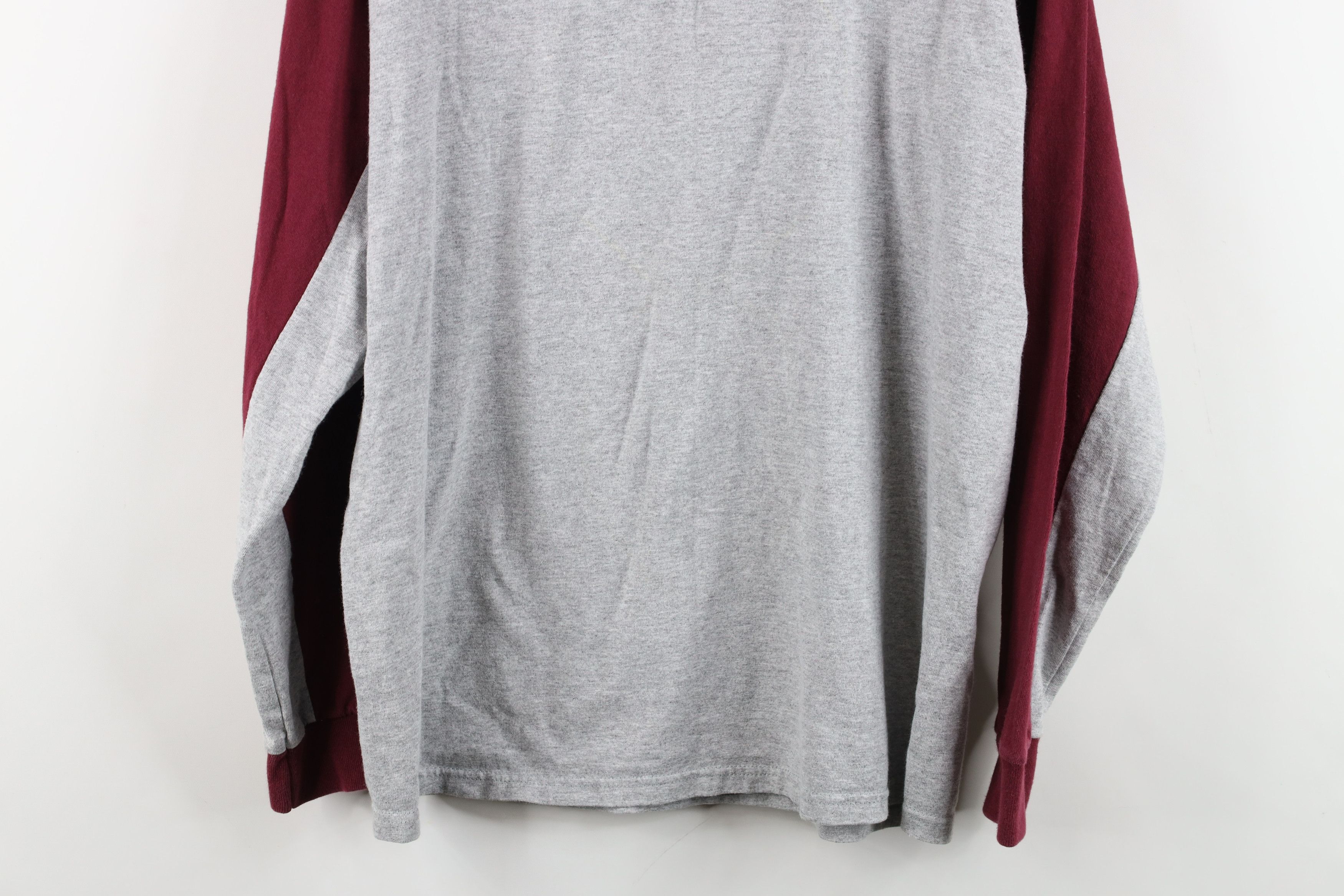 Vintage Vintage 90s Streetwear Block Long Sleeve T-Shirt Cotton Size US M / EU 48-50 / 2 - 14 Thumbnail