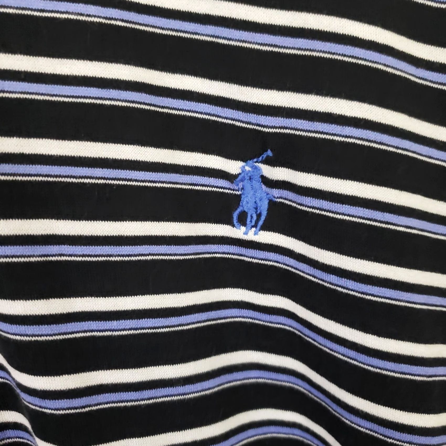 Ralph Lauren VINTAGE Polo Golf Ralph Lauren Men's M Striped Blue & White 100% Pima Cotton Size US M / EU 48-50 / 2 - 6 Thumbnail