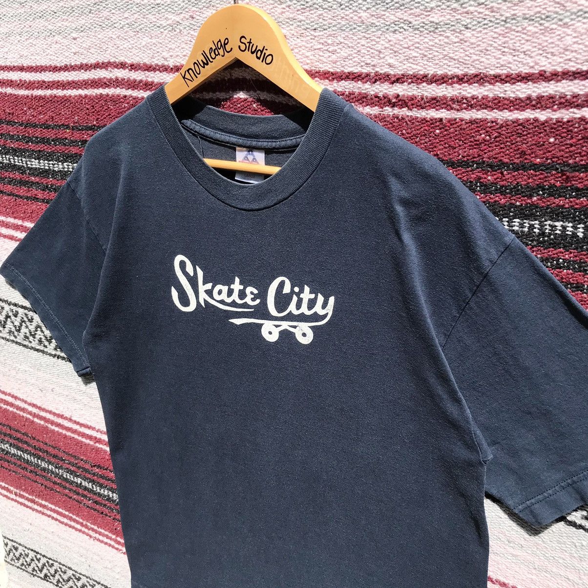 💥Distressed💥Y2K Vintage Skate City Shirt Skateboard