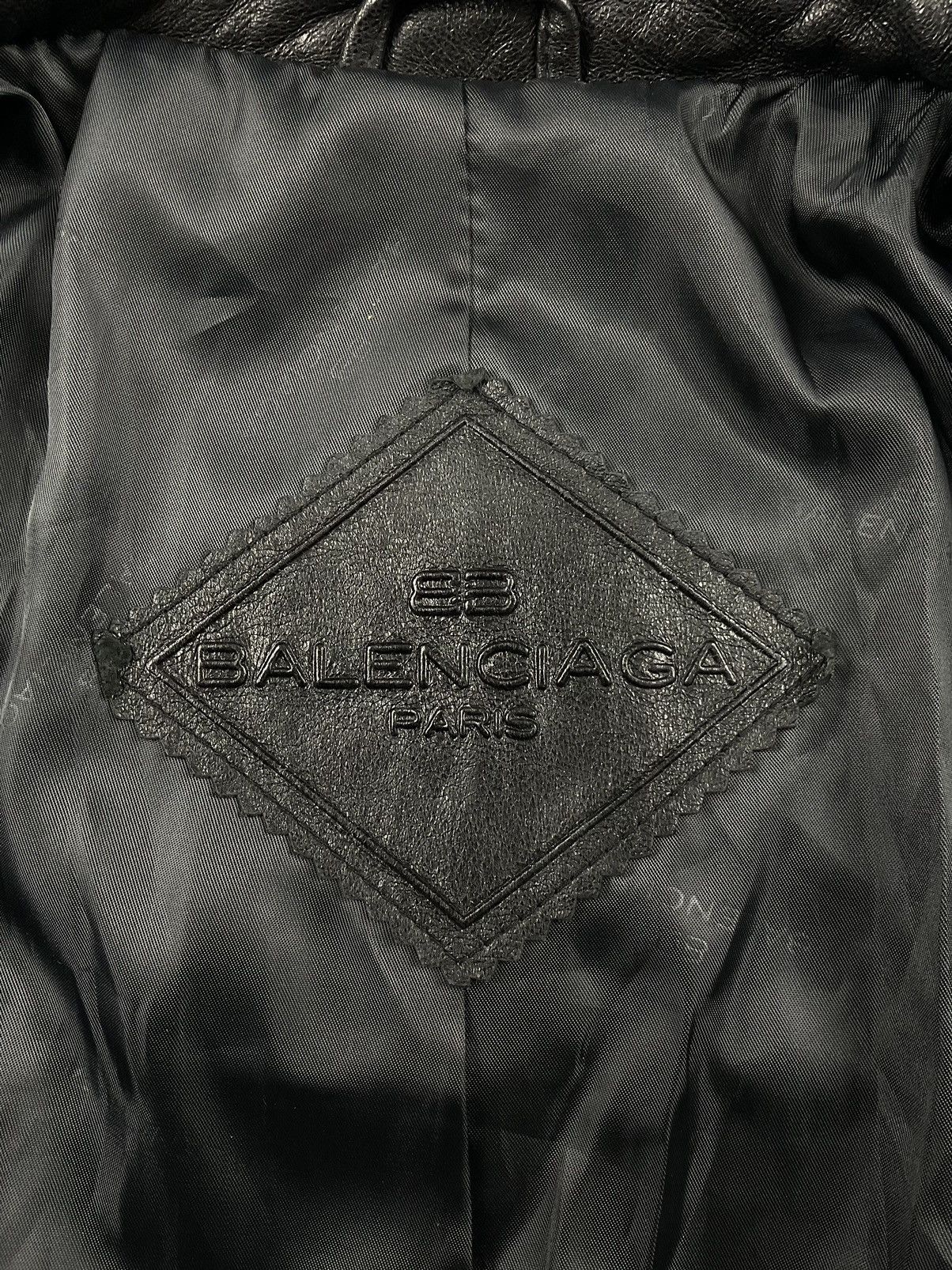 Balenciaga Vintage Balenciaga Leather Jacket Size US XL / EU 56 / 4 - 11 Thumbnail