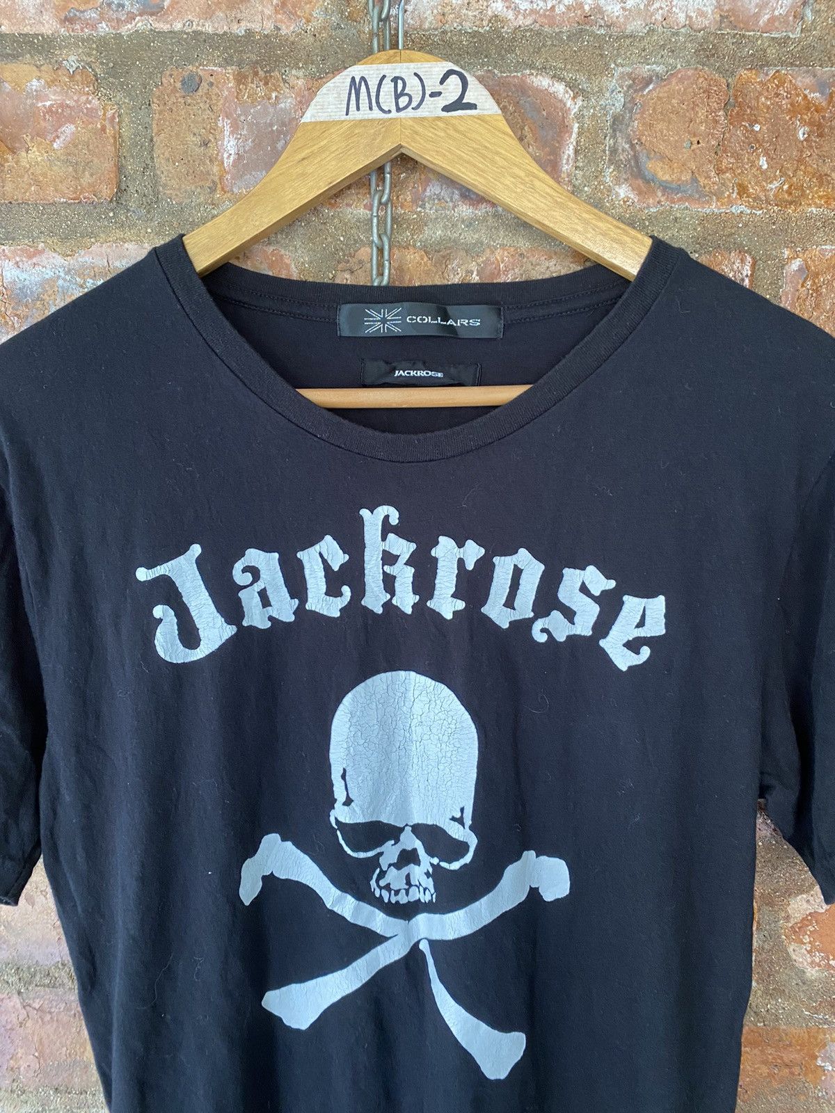 JACKROSE × Japanese Brand × Shellac 2000s Jackrose X Collars leather patch skull union Jack Size US M / EU 48-50 / 2 - 3 Thumbnail
