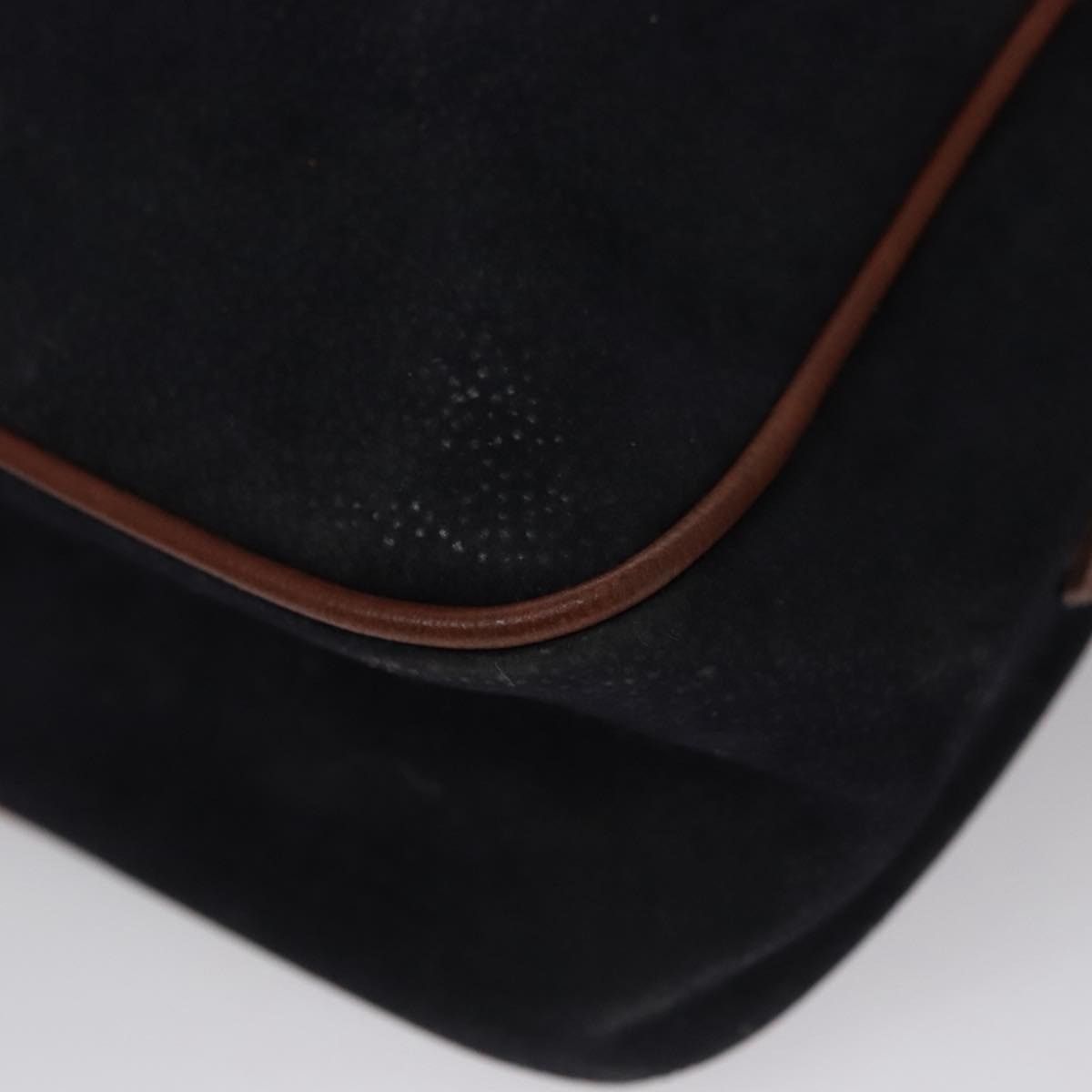 Burberry Burberry Shoulder Bag Suede Navy Size ONE SIZE - 12 Thumbnail