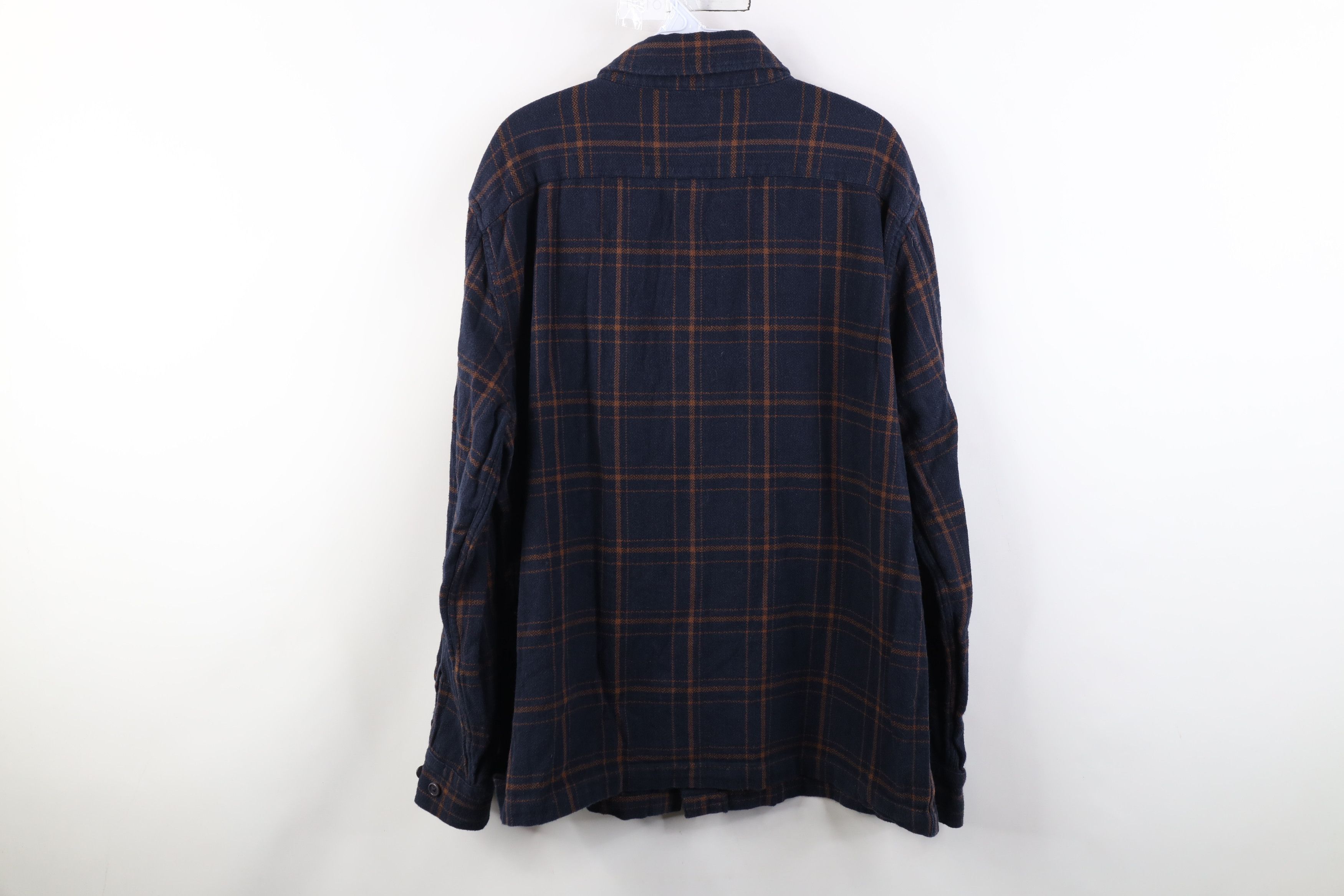 Banana Republic Banana Republic Pocket Flannel Collared Button Shirt Plaid Size US XL / EU 56 / 4 - 9 Thumbnail