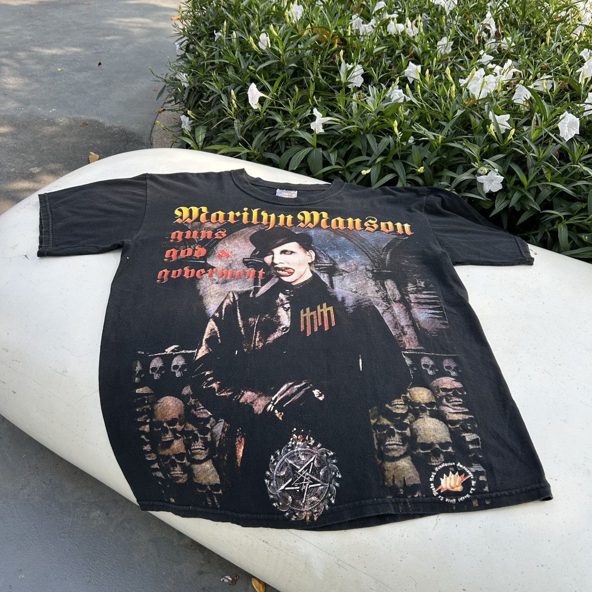 Band Tees Marilyn Manson Y2K Vintge Size US XL / EU 56 / 4 - 6 Thumbnail