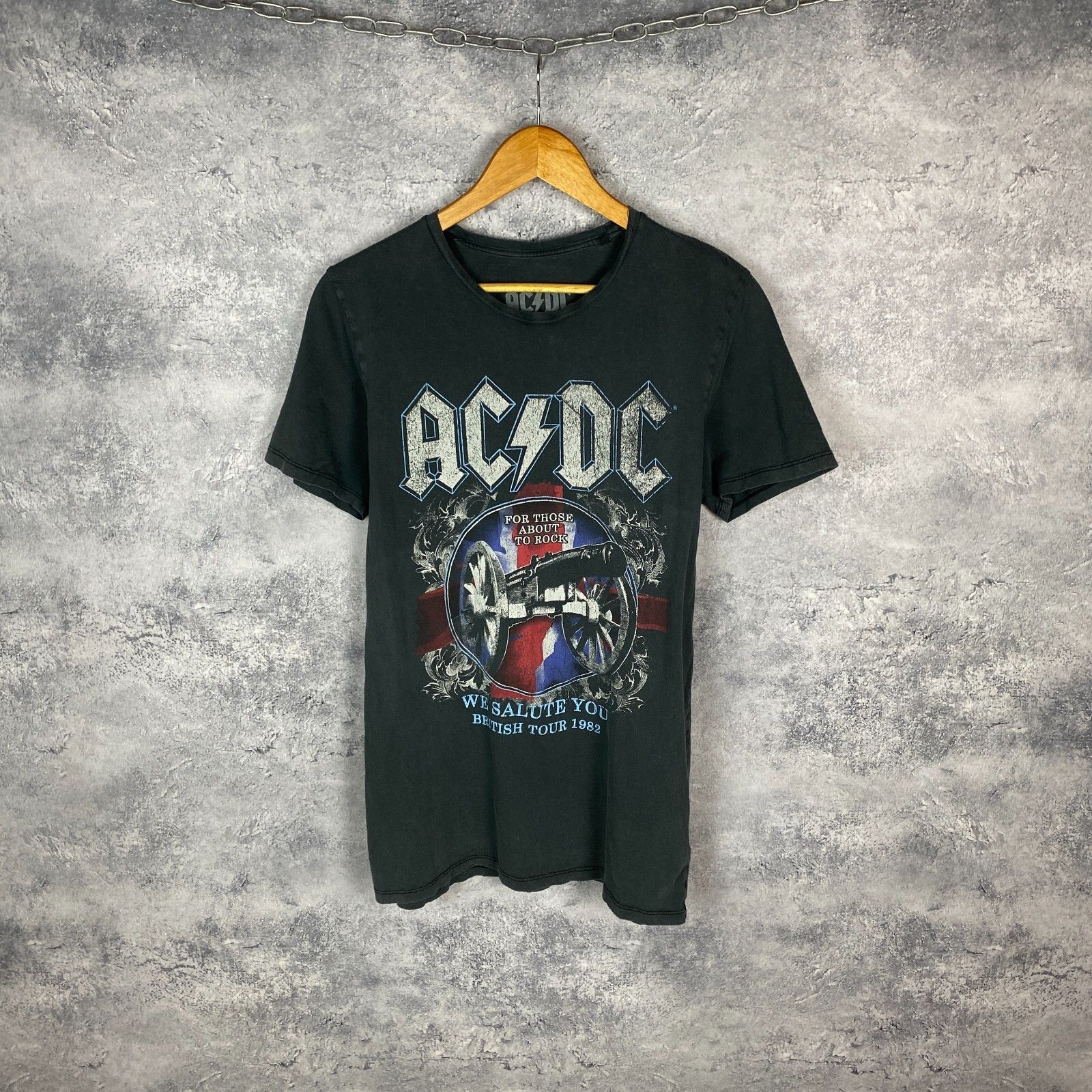 AC/DC Acdc For Those About To Rock We Salute You Tee Men's Size S Size US S / EU 44-46 / 1 - 1 Thumbnail