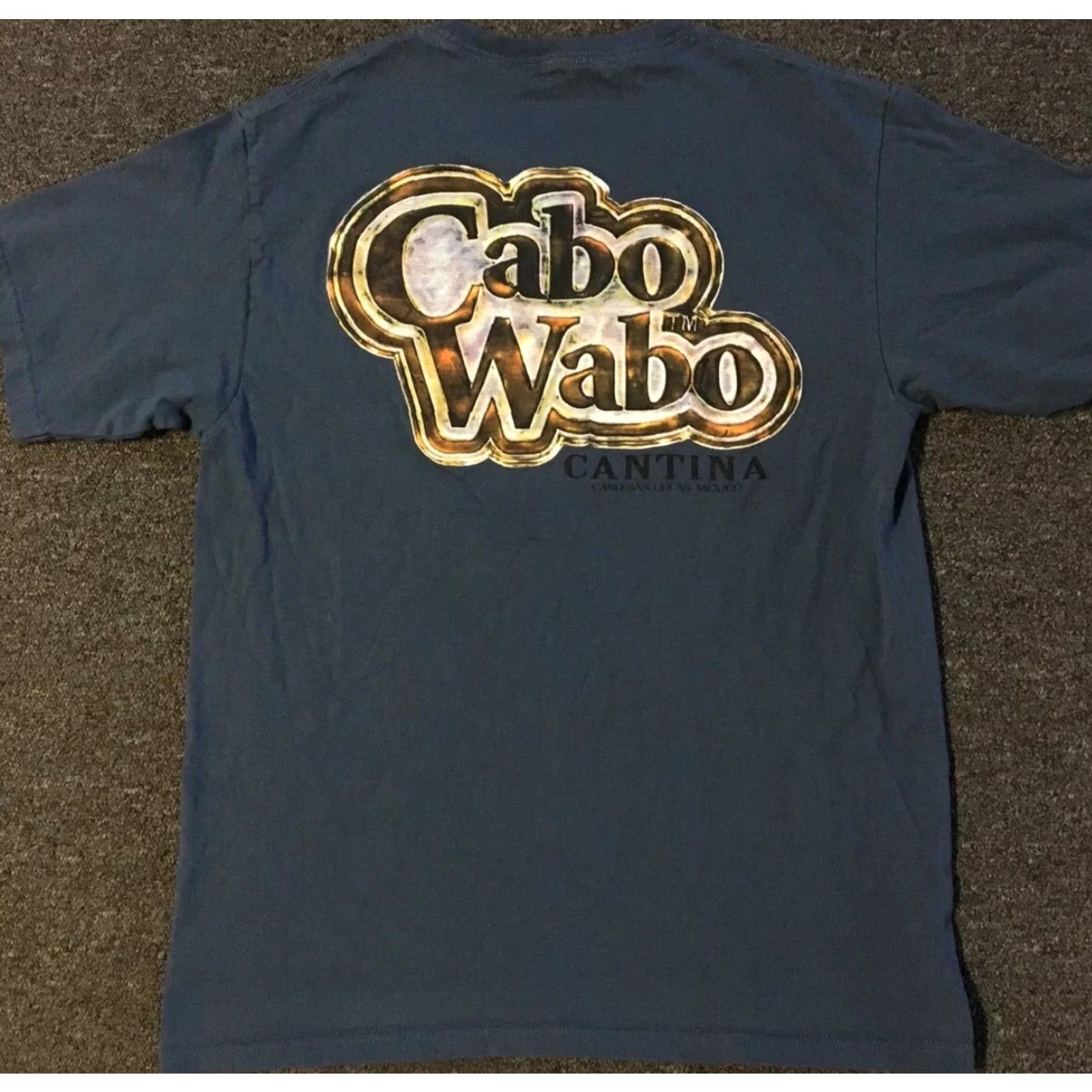 Vintage VINTAGE Cabo Wabo Cantina Shirt S Men Blue 90s Beach Tequila San Lucas Mexico T-Shirt Short Sleeve Size US S / EU 44-46 / 1 - 2 Thumbnail