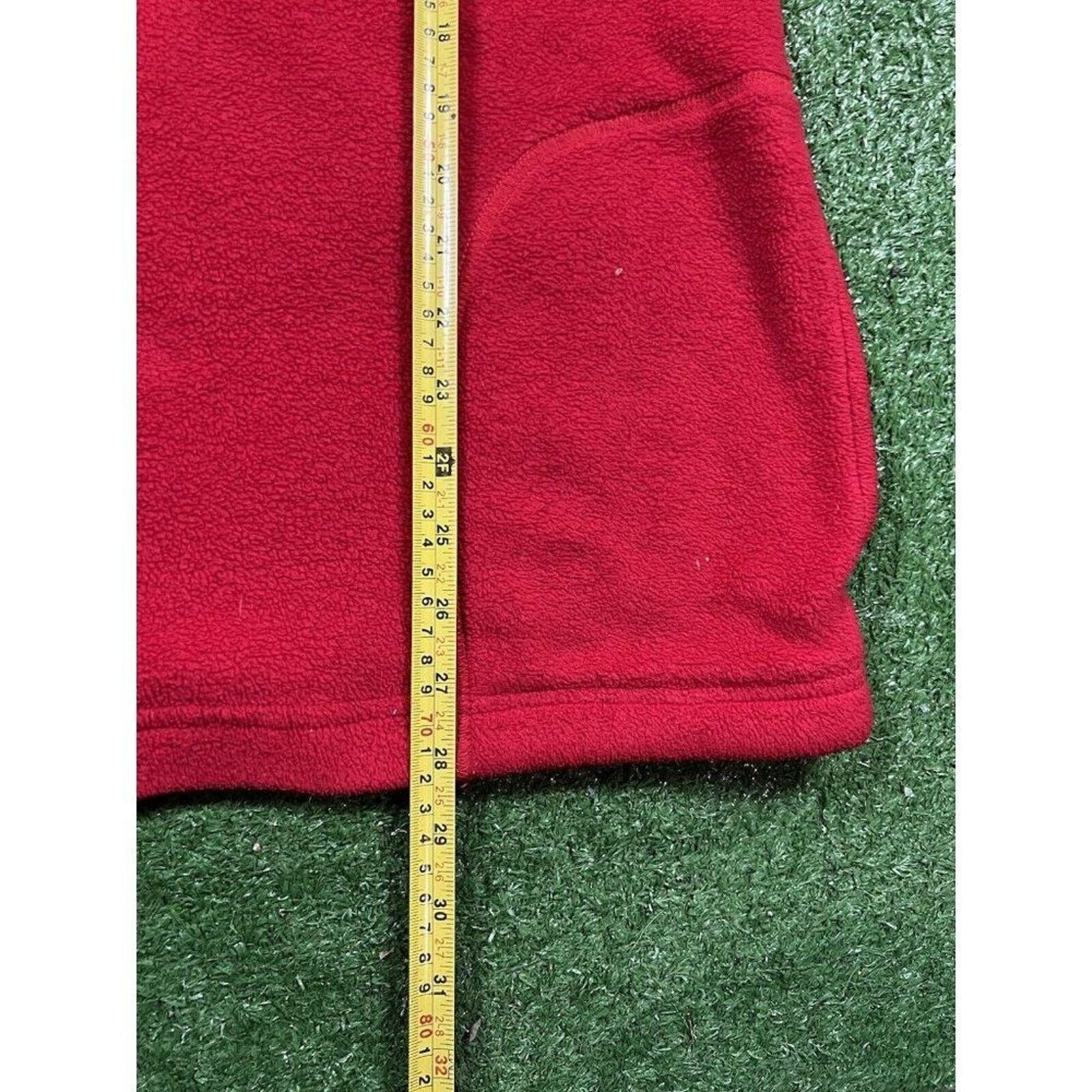 Nike Vintage Nike Mens MD Sweater Red Fleece 1/4 Zip Logo Swoosh Size US M / EU 48-50 / 2 - 7 Thumbnail