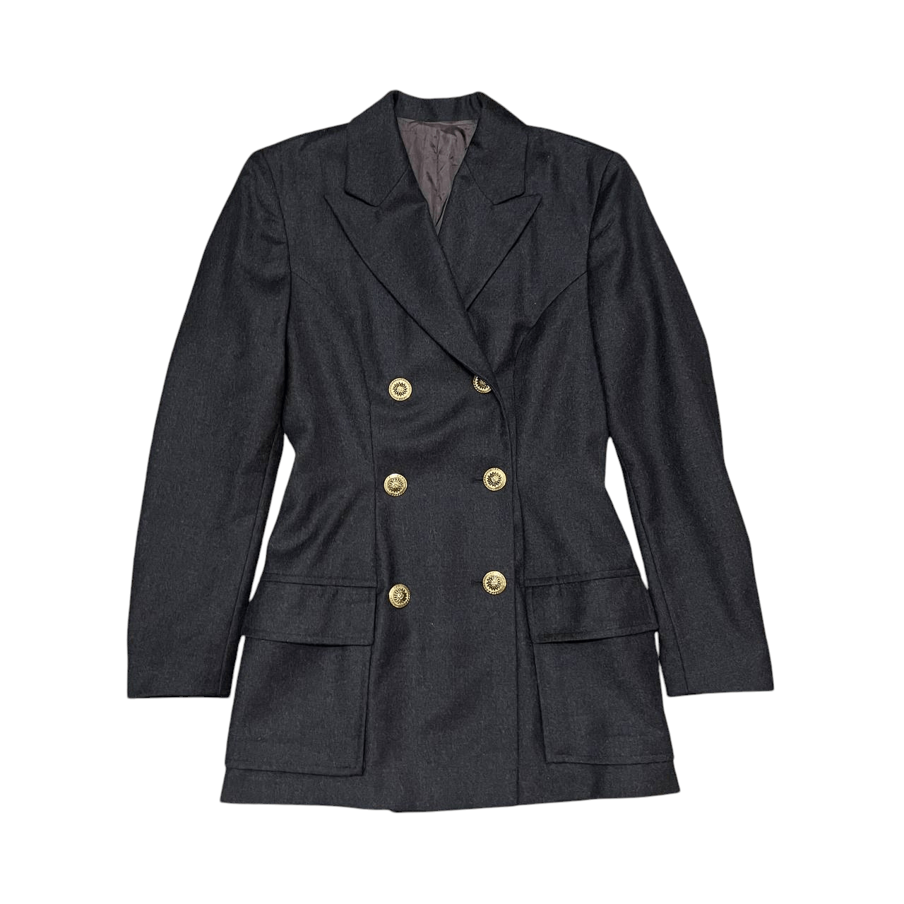 Versace Vintage Versace Sport Wool Coat Size S / US 4 / IT 40 - 1 Thumbnail
