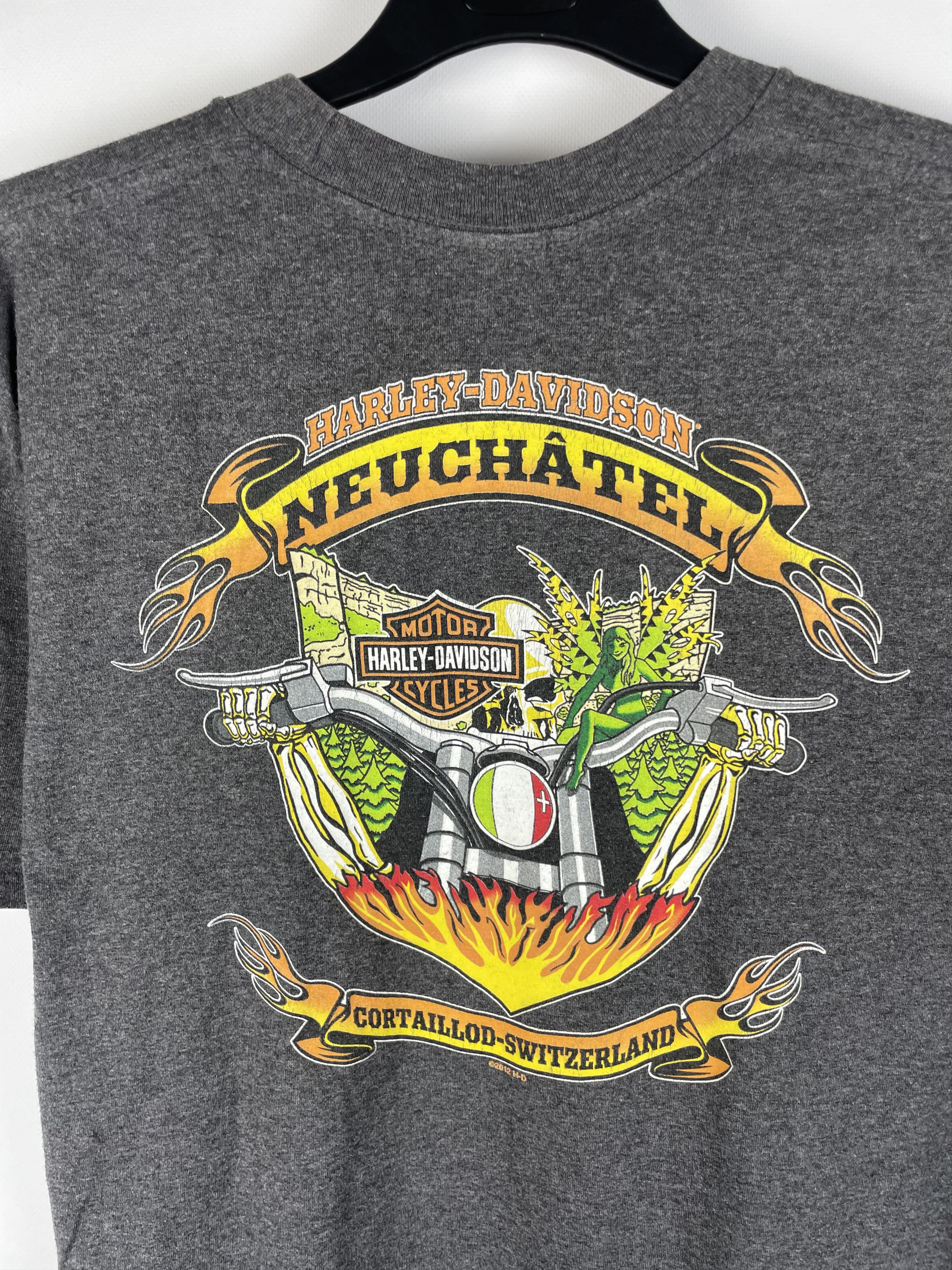 Harley Davidson Vintage HARLEY DAVIDSON Tee Graphic T-Shirt Size US XL / EU 56 / 4 - 9 Thumbnail