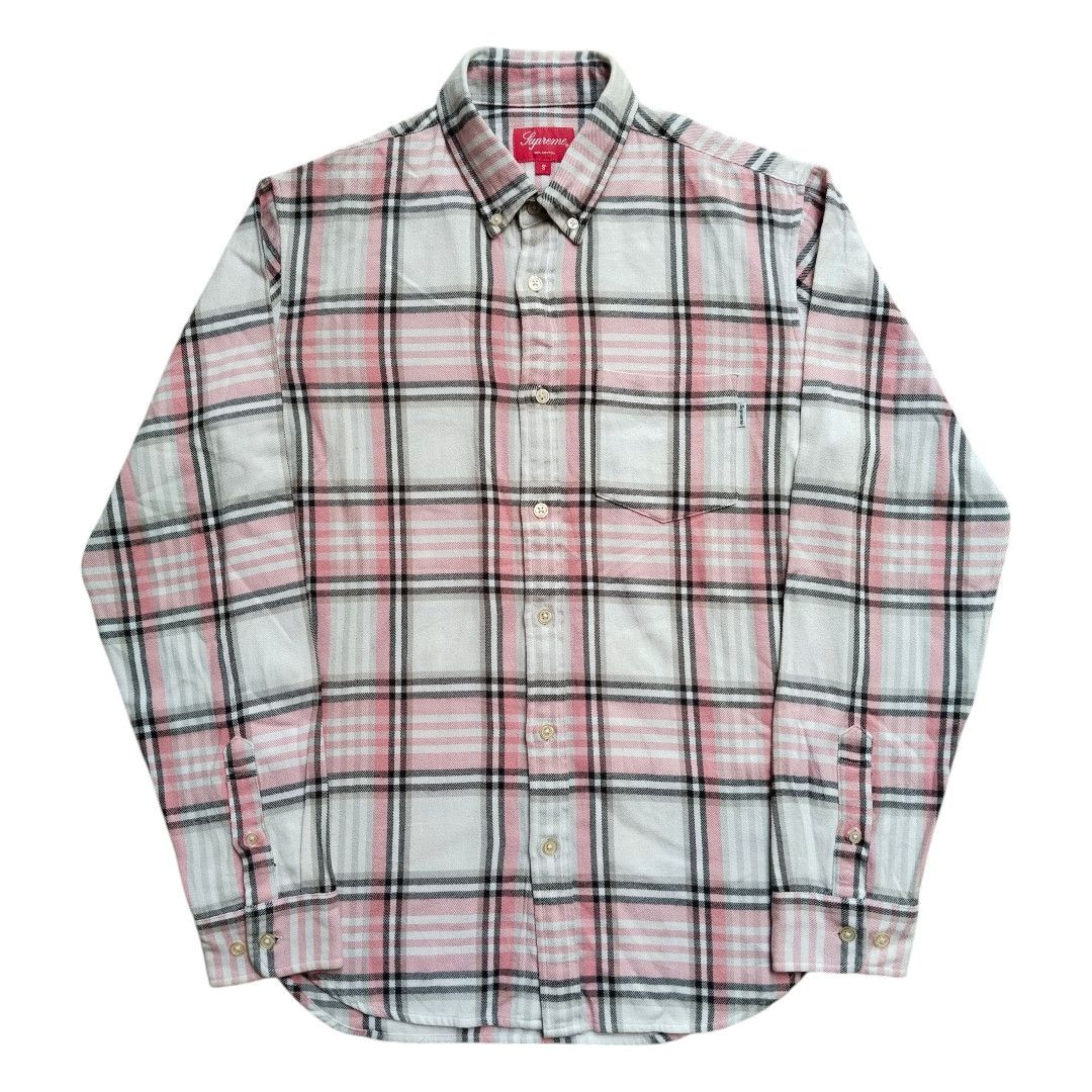 Supreme Supreme Basket Weave Plaid Shirt | Grailed