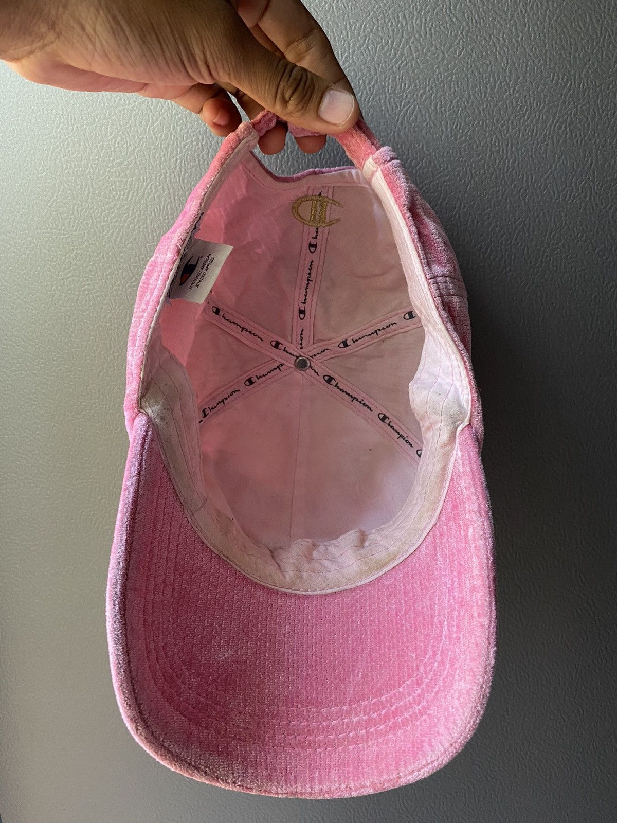Champion Vintage champion velvet hats Size ONE SIZE - 3 Thumbnail