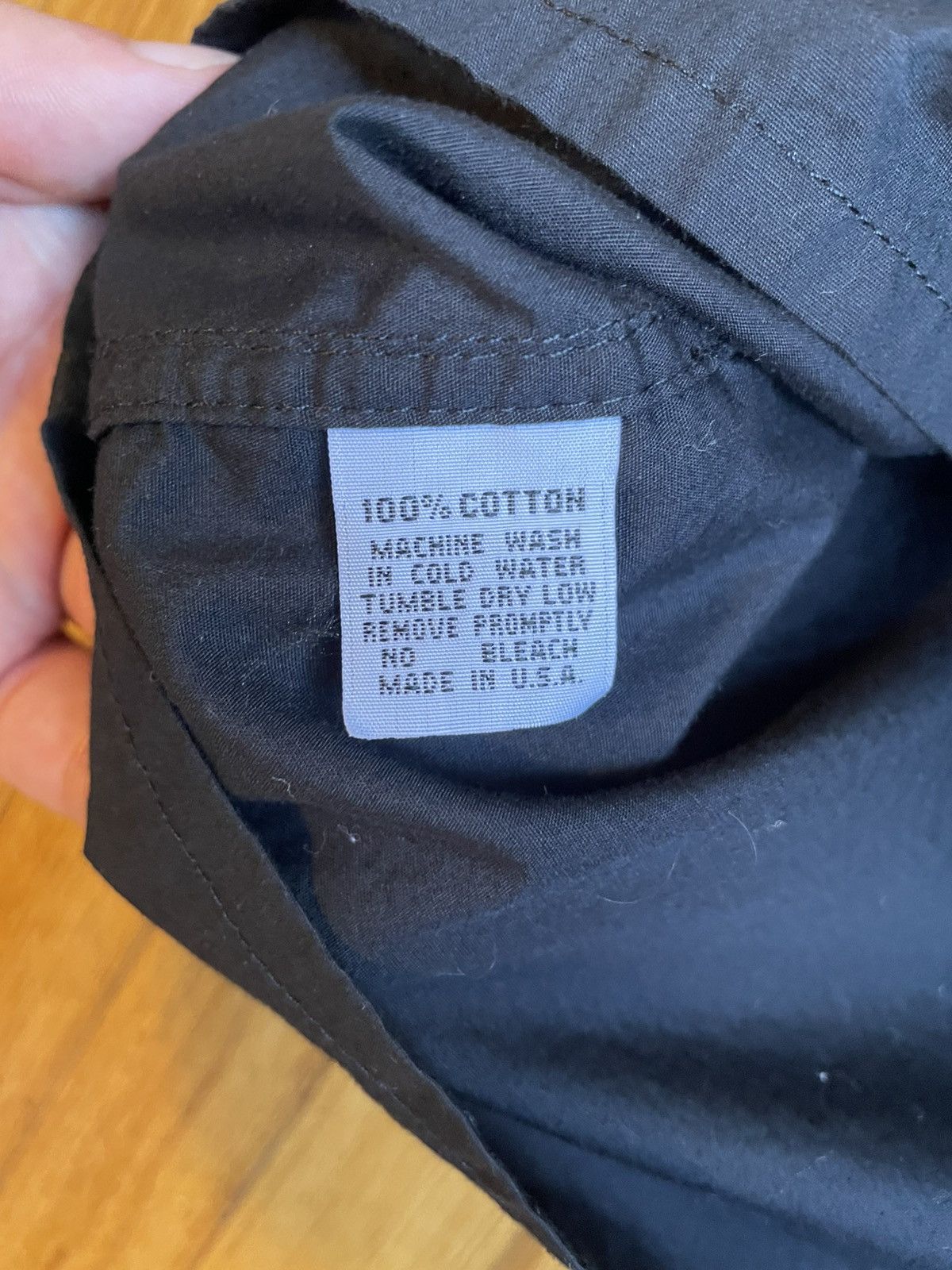 CARSON WACH Carson Wach Boxy Cropped Fit Black S1 Work Shirt Size US M / EU 48-50 / 2 - 3 Thumbnail