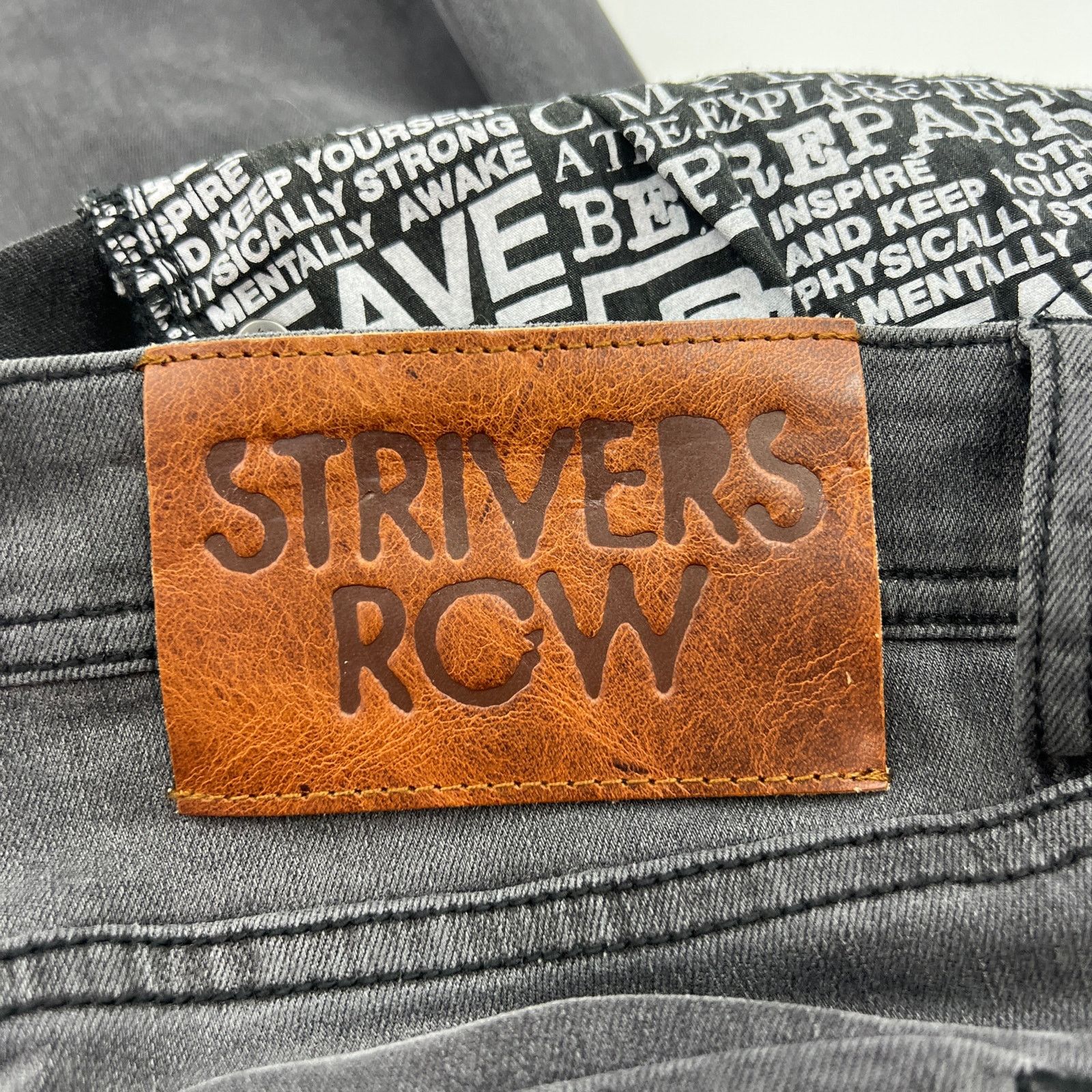 Other Strivers Row Tupelo Distressed Jeans Black Gray Size US 40 / EU 56 - 9 Thumbnail
