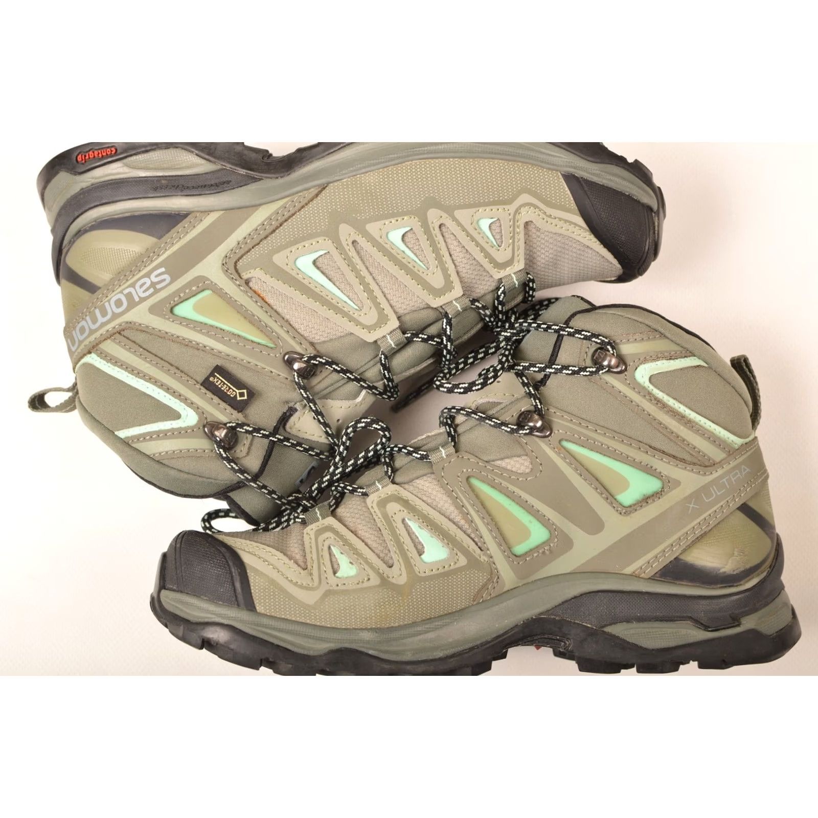 Salomon Salomon X Ultra 3 Mid GTX W Boots Womens 6 Blue Gore-Tex Salomon X Ultra 3 Mid GTX W 401346 Boots Size 6 Blue Gore-Tex Women] Size US 5 / IT 35 - 4 Thumbnail