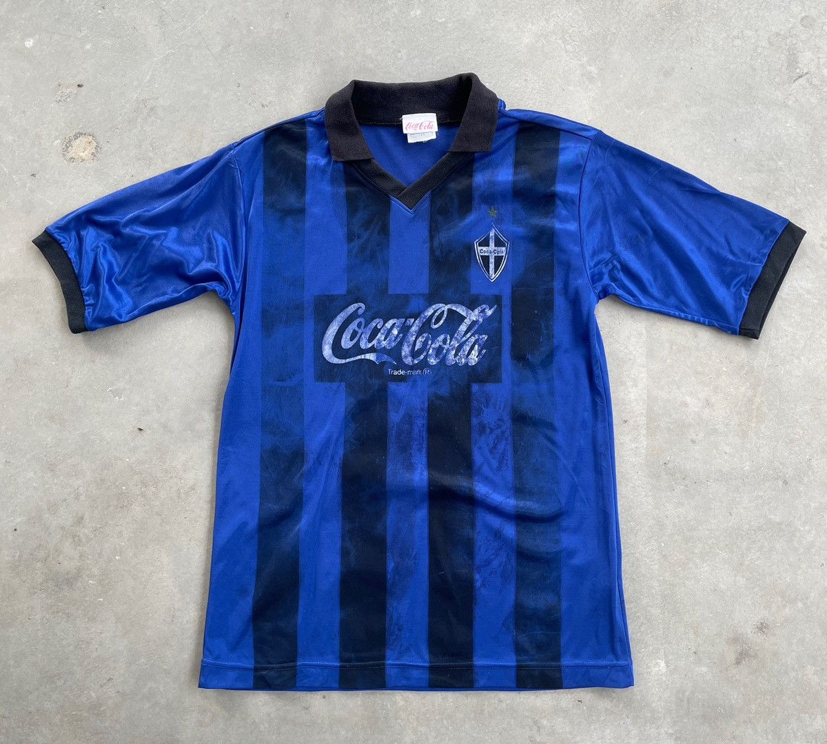 Coca Cola × Vintage VINTAGE 90S COCA COLA AC MILAN TEMPLATE JERSEY Size US S / EU 44-46 / 1 - 1 Thumbnail