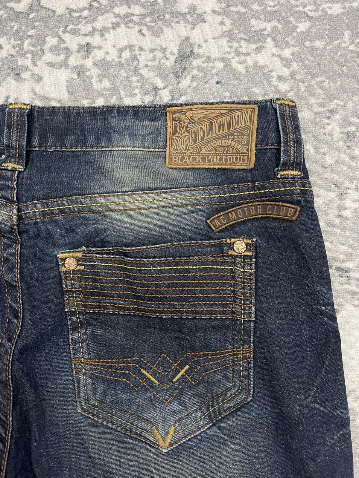 Affliction Vintage Affliction Black Premium Edition Denim Size US 36 / EU 52 - 18 Thumbnail