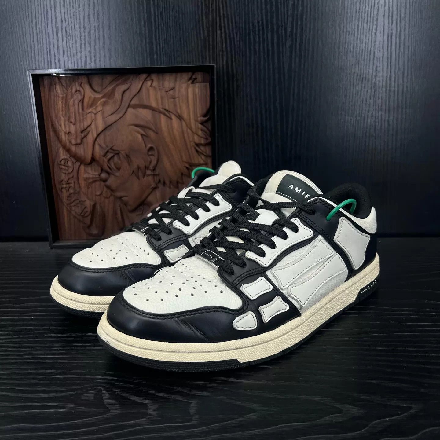Amiri Amiri Black & White Bone Sneaker 41 Size US 8 / EU 41 - 1 Thumbnail