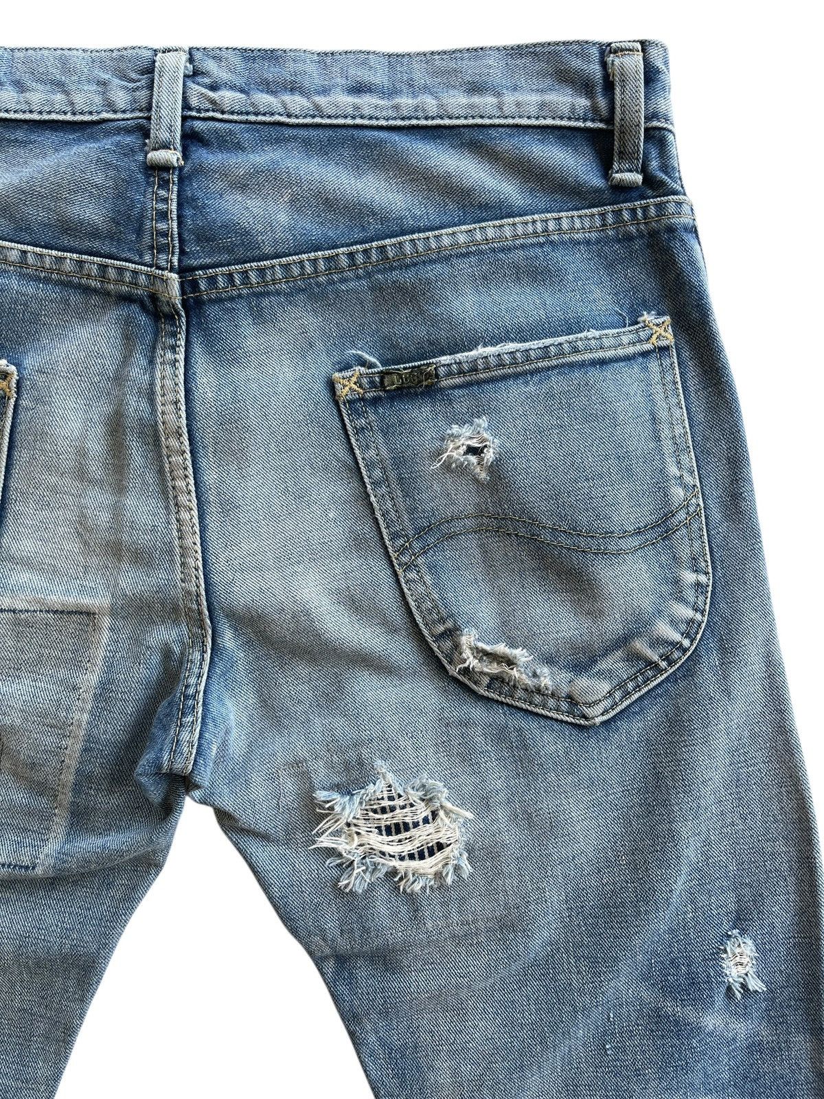 Lee LEE x AKM Patchwork Distressed Denim Size US 32 / EU 48 - 12 Thumbnail