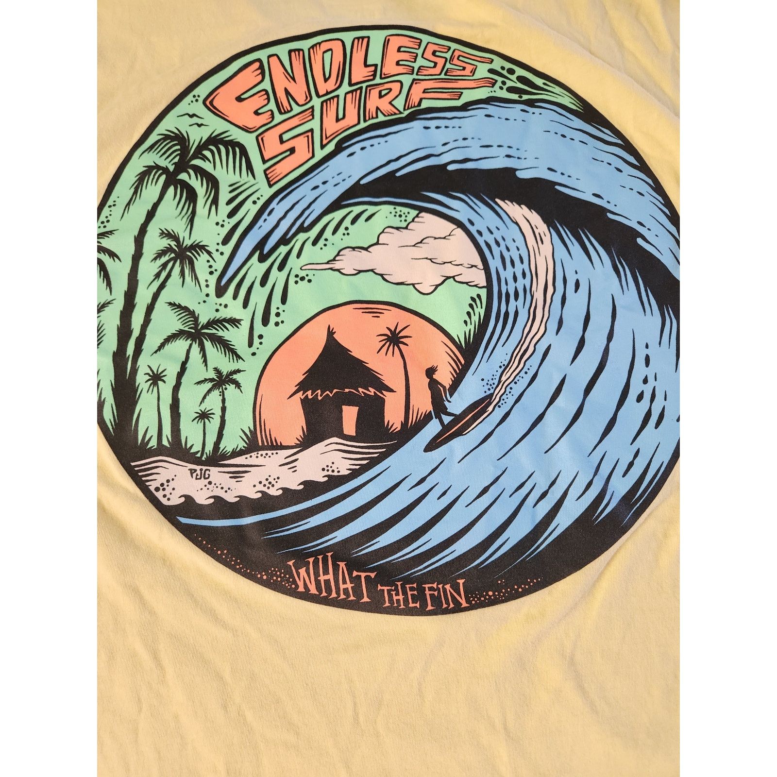 Other What the Fin Men's Graphic Tee Shirt XXL Size US XXL / EU 58 / 5 - 6 Thumbnail