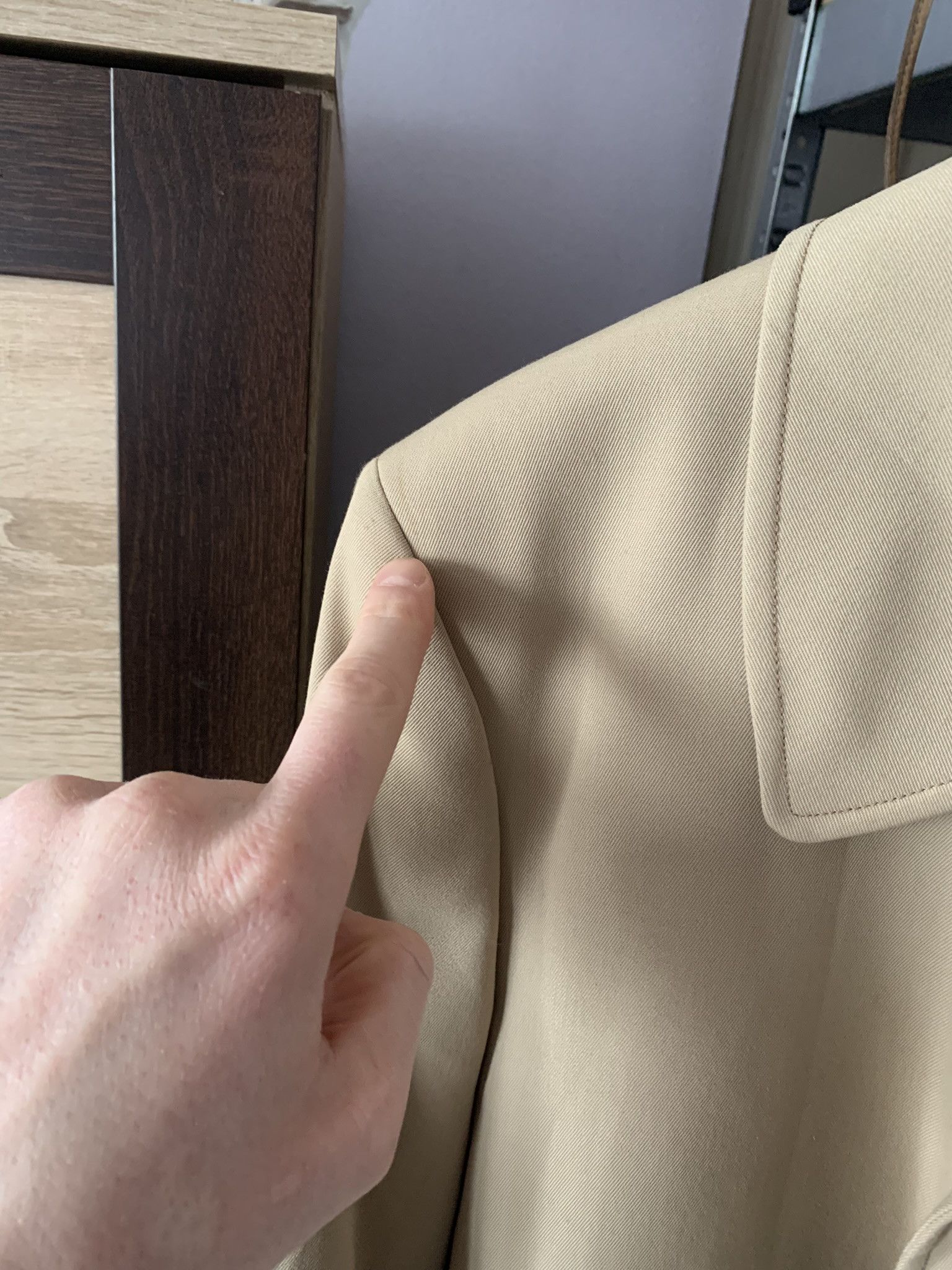 Aquascutum Aquascutum Men's Vintage Beige Trench Coat Aqua5 Size: 42 Size US L / EU 52-54 / 3 - 16 Thumbnail