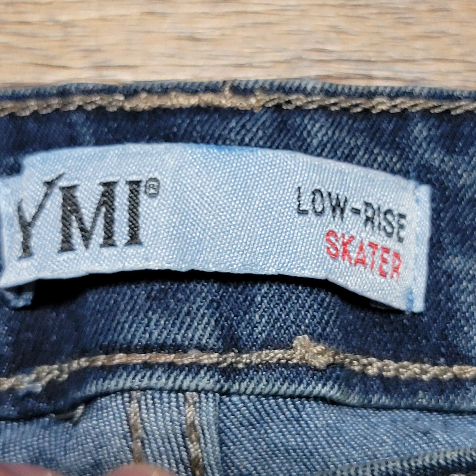 Other YMI Junior Low-Rise Skater Wide Leg Jeans - Size 5/27 Size 28" / US 6 / IT 42 - 5 Thumbnail