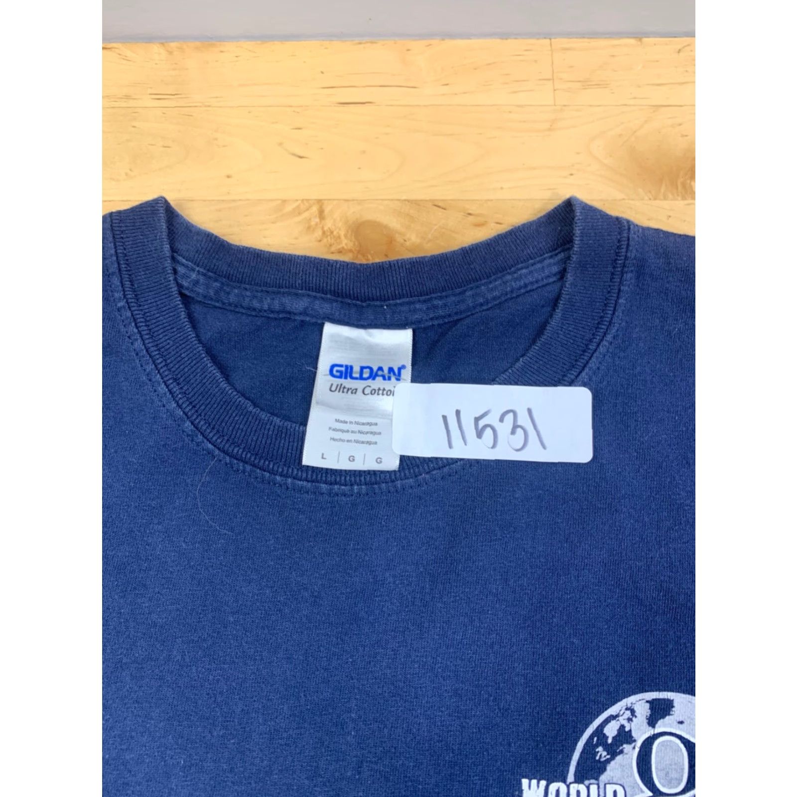 Gildan Garth Brooks Trisha Yearwood World Tour Shirt Mens L Blue Country Music Tour 2015 Size US L / EU 52-54 / 3 - 2 Thumbnail